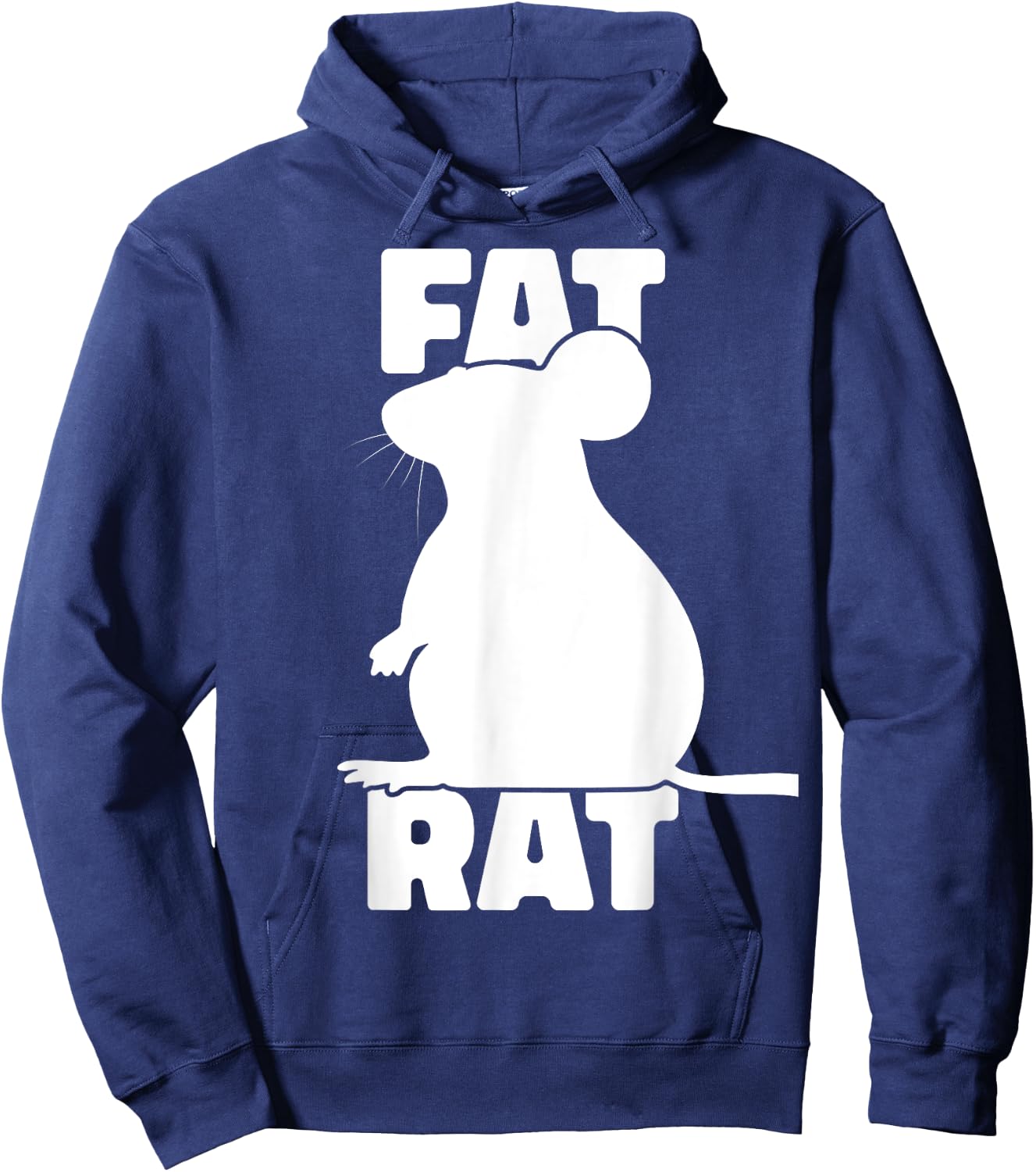 Fat Rat Funny Rat Saying Big Fancy Rats Pet Rat Hoodie - Hoodie | Navy
