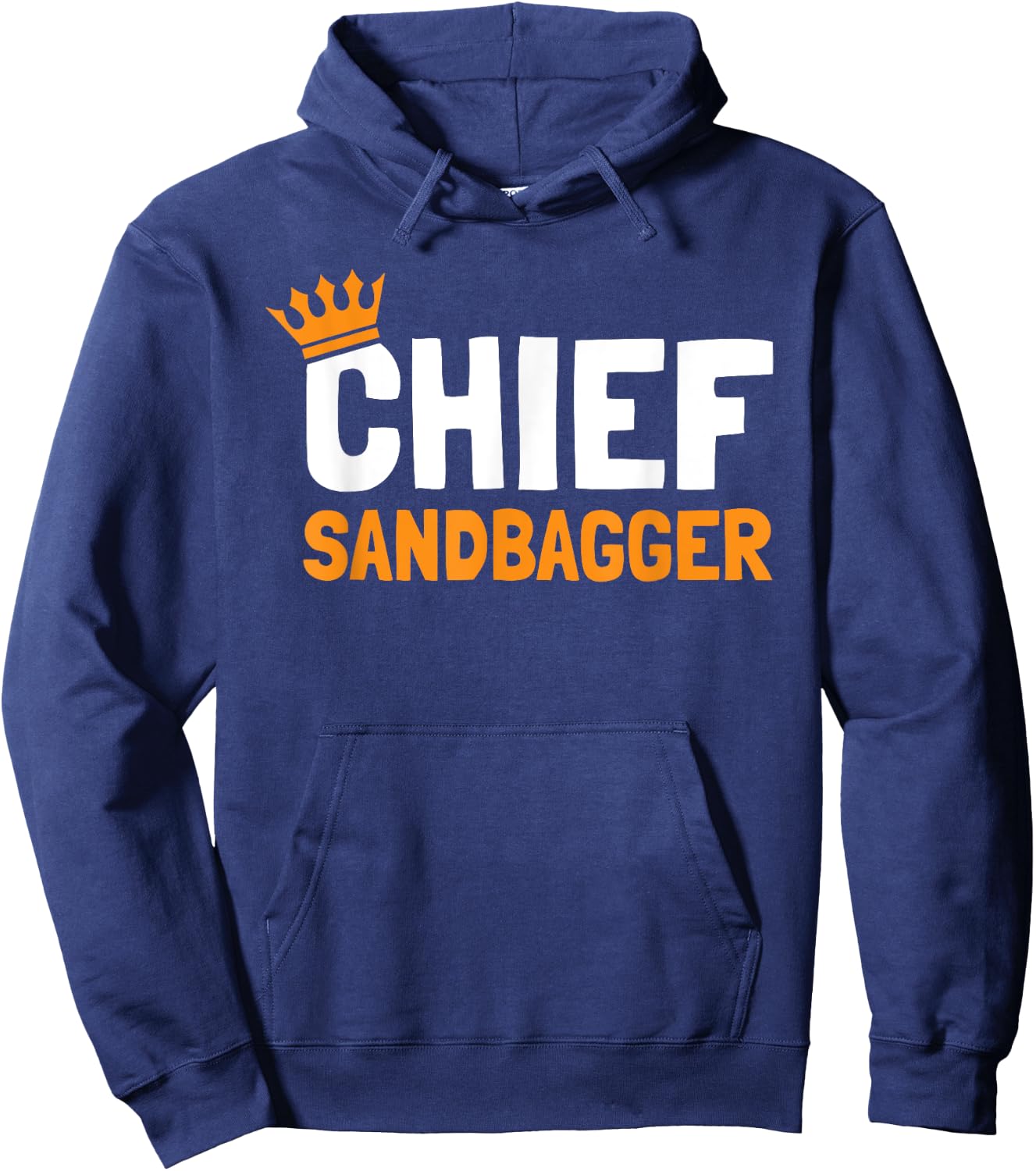 Chief Sandbagger Golf - -Adults, Black, Small Hoodie - Hoodie | Navy