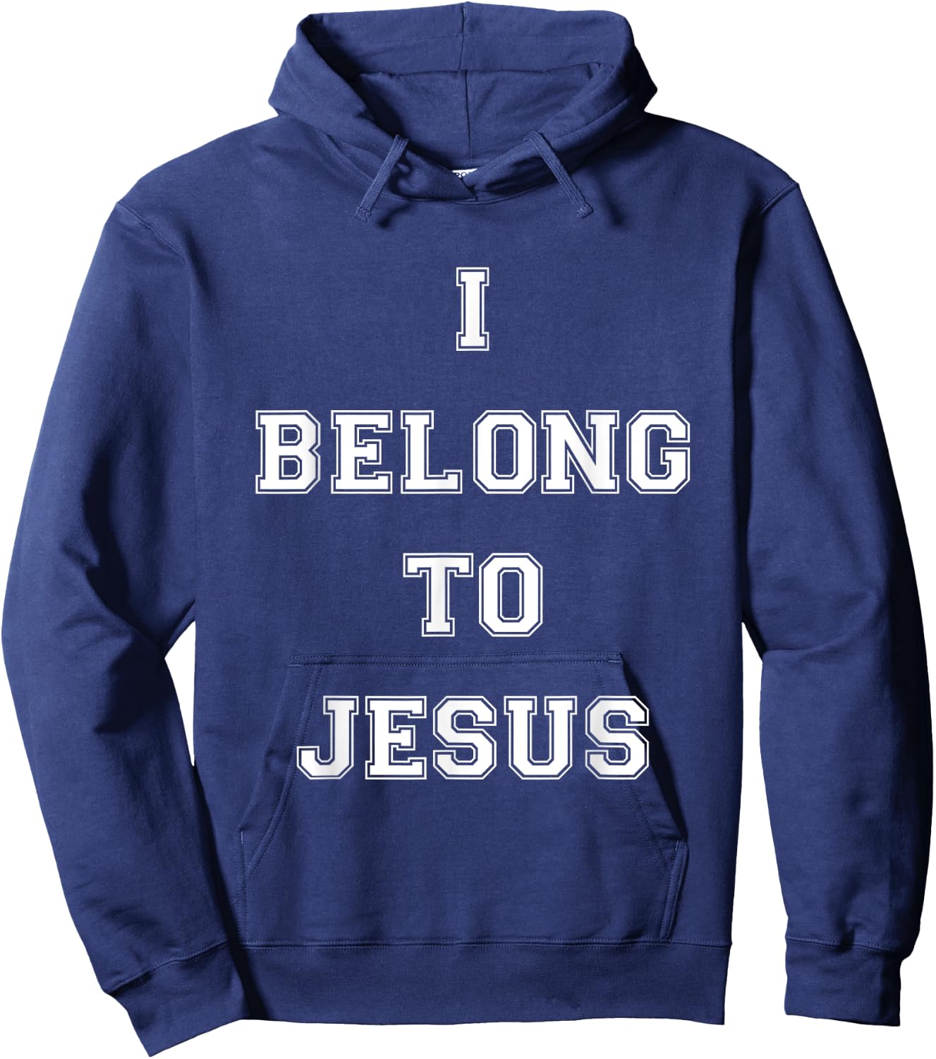 I Belong To Jesus Christian Gym Apparel Christian Dad Hoodie - Hoodie | Navy