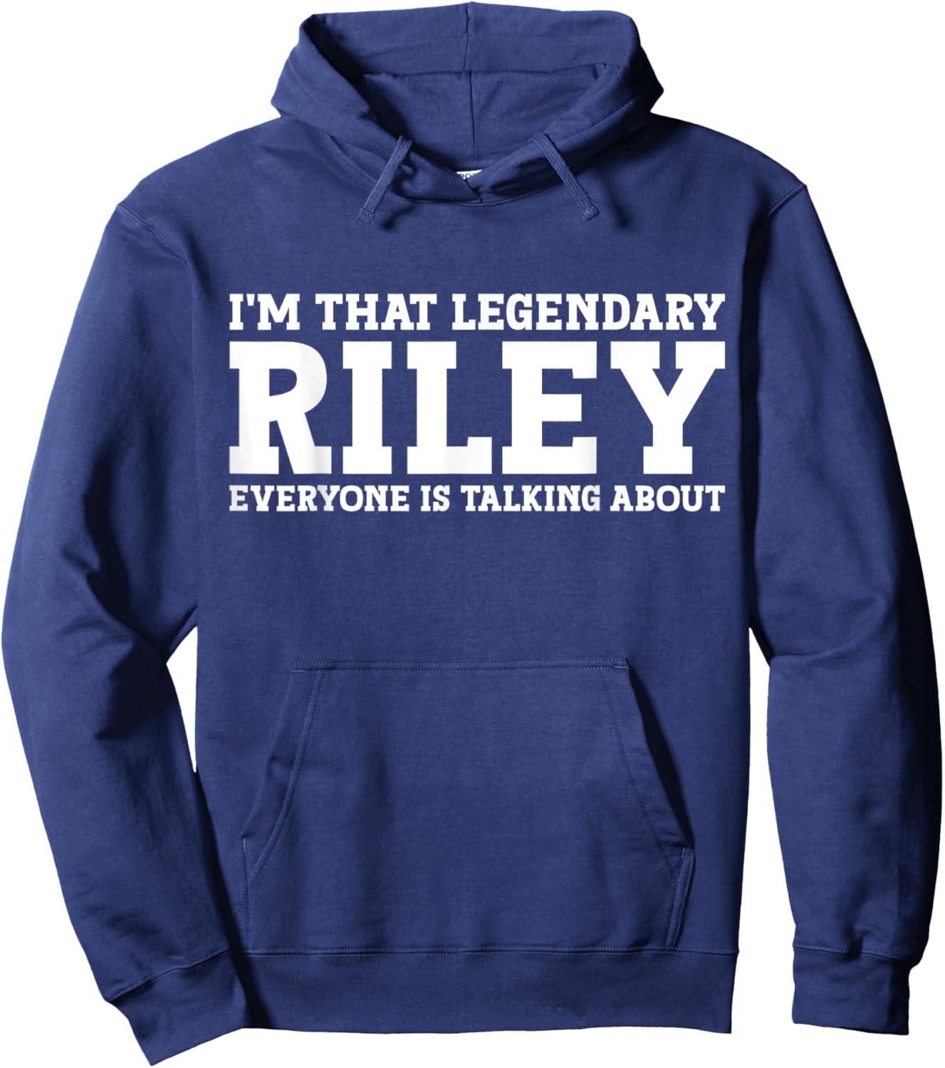 Riley Surname Funny Team Family Last Name Riley Hoodie - Hoodie | Navy