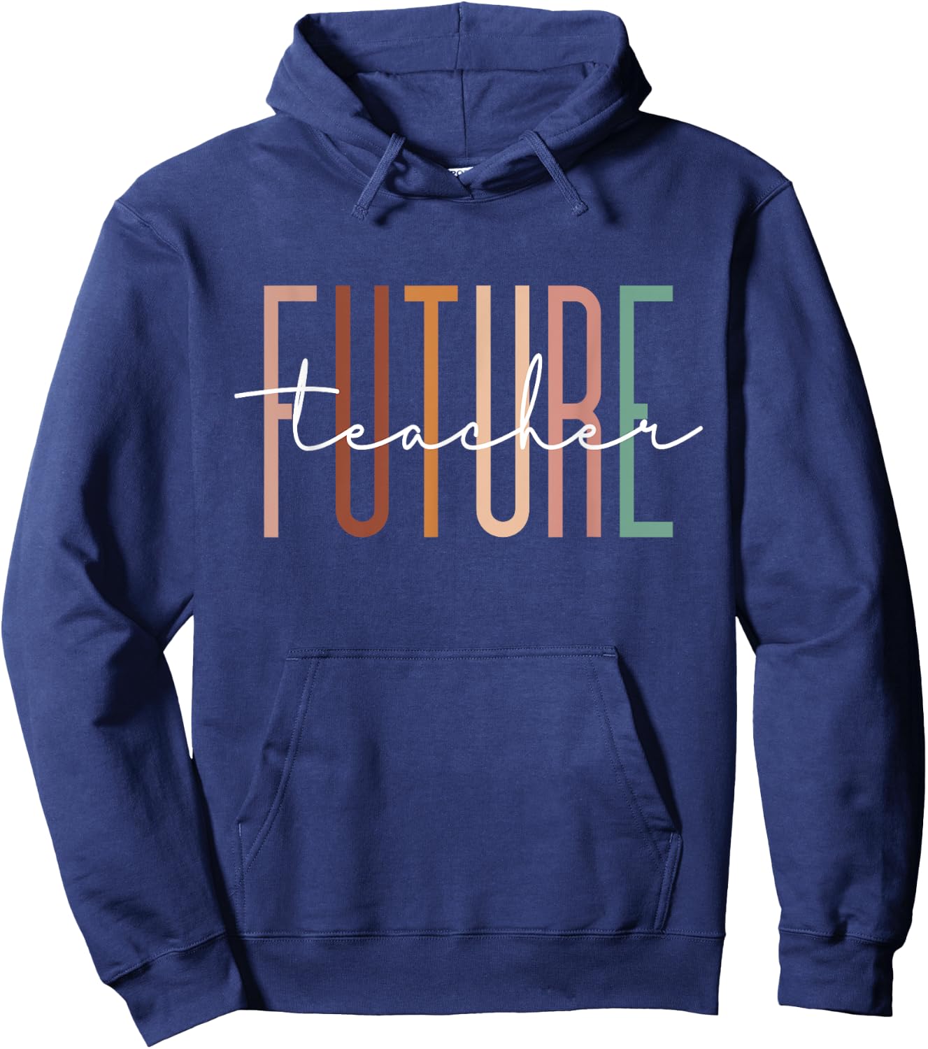 Future Teacher Educator Teacher in Progress Graduation Hoodie - Hoodie | Navy