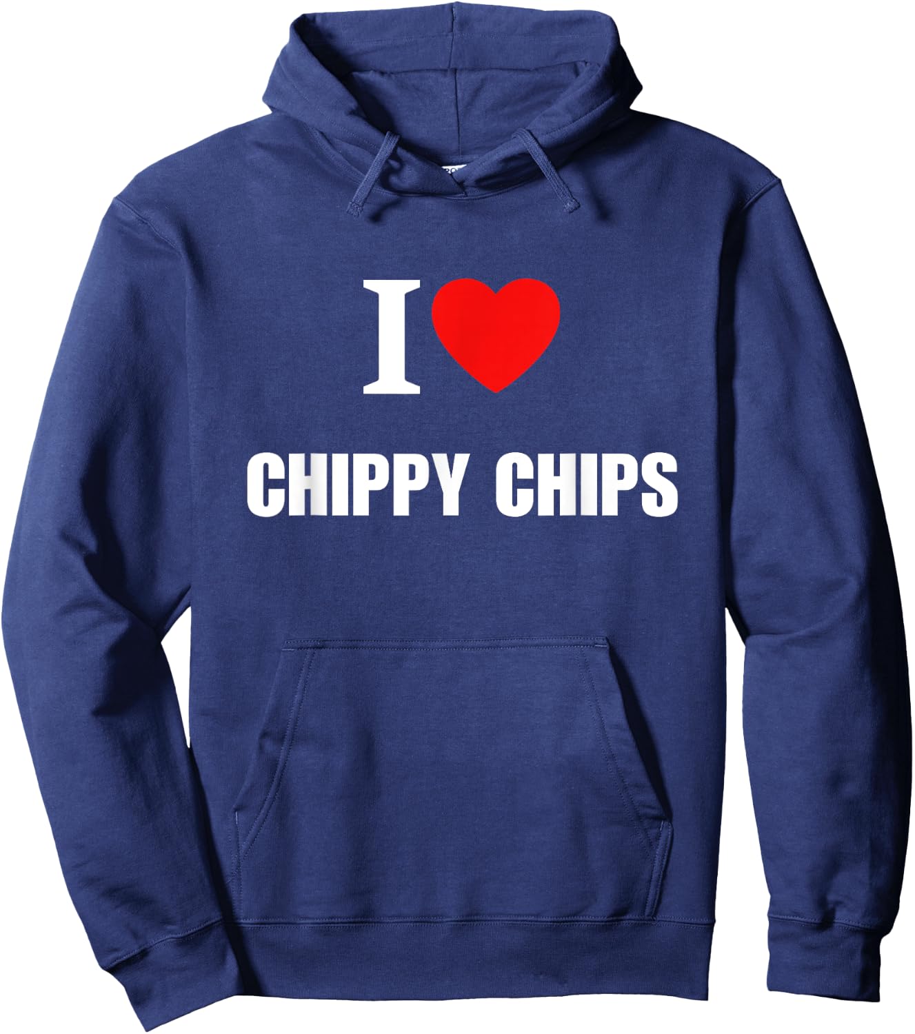I Love Chippy Chips Chipshop Women Children Hoodie - Hoodie | Navy