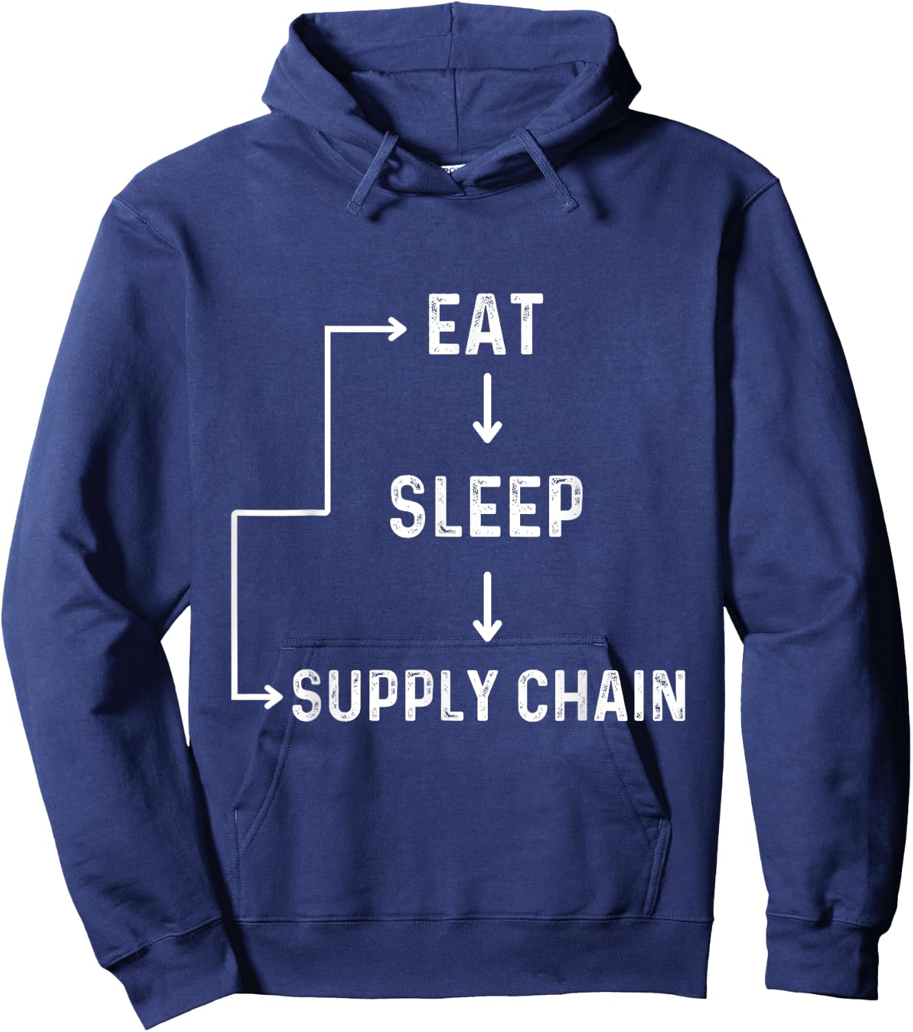 Supply chain manager engineering supply chain director funny Hoodie - Hoodie | Navy