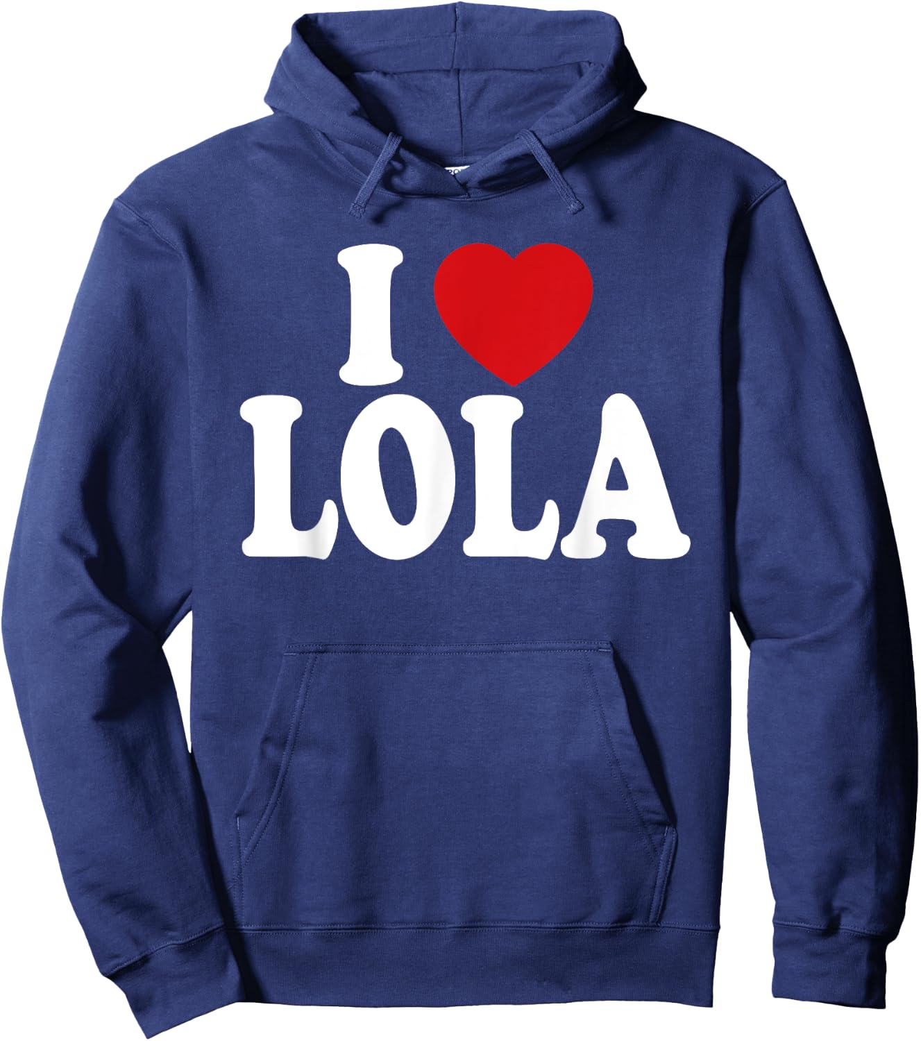 I Heart Love Lola Hoodie - Hoodie | Navy