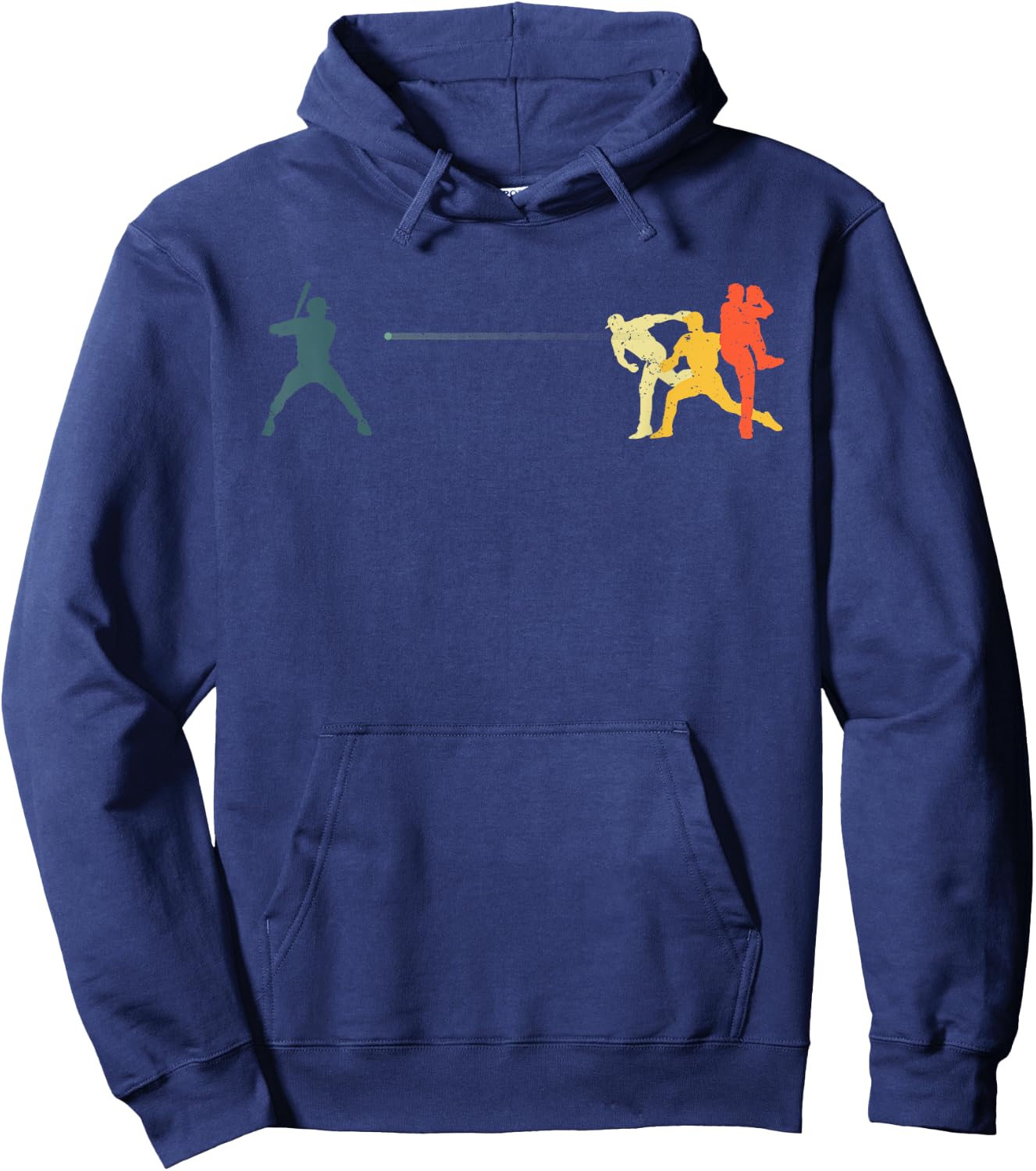Cool Baseball Art Women Baseball Player Sport Lovers Hoodie - Hoodie | Navy