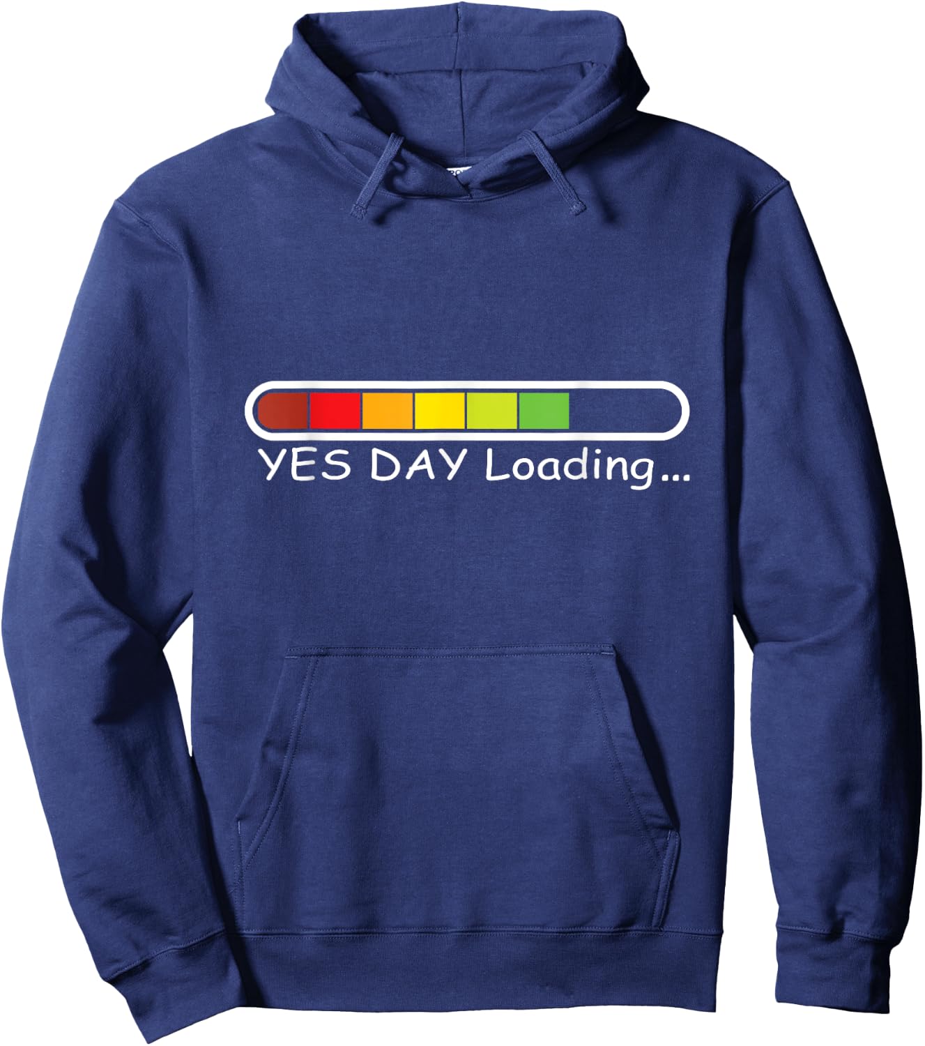Yes-Day Loading for daddys little Yes Day girl and Boy Hoodie - Hoodie | Navy