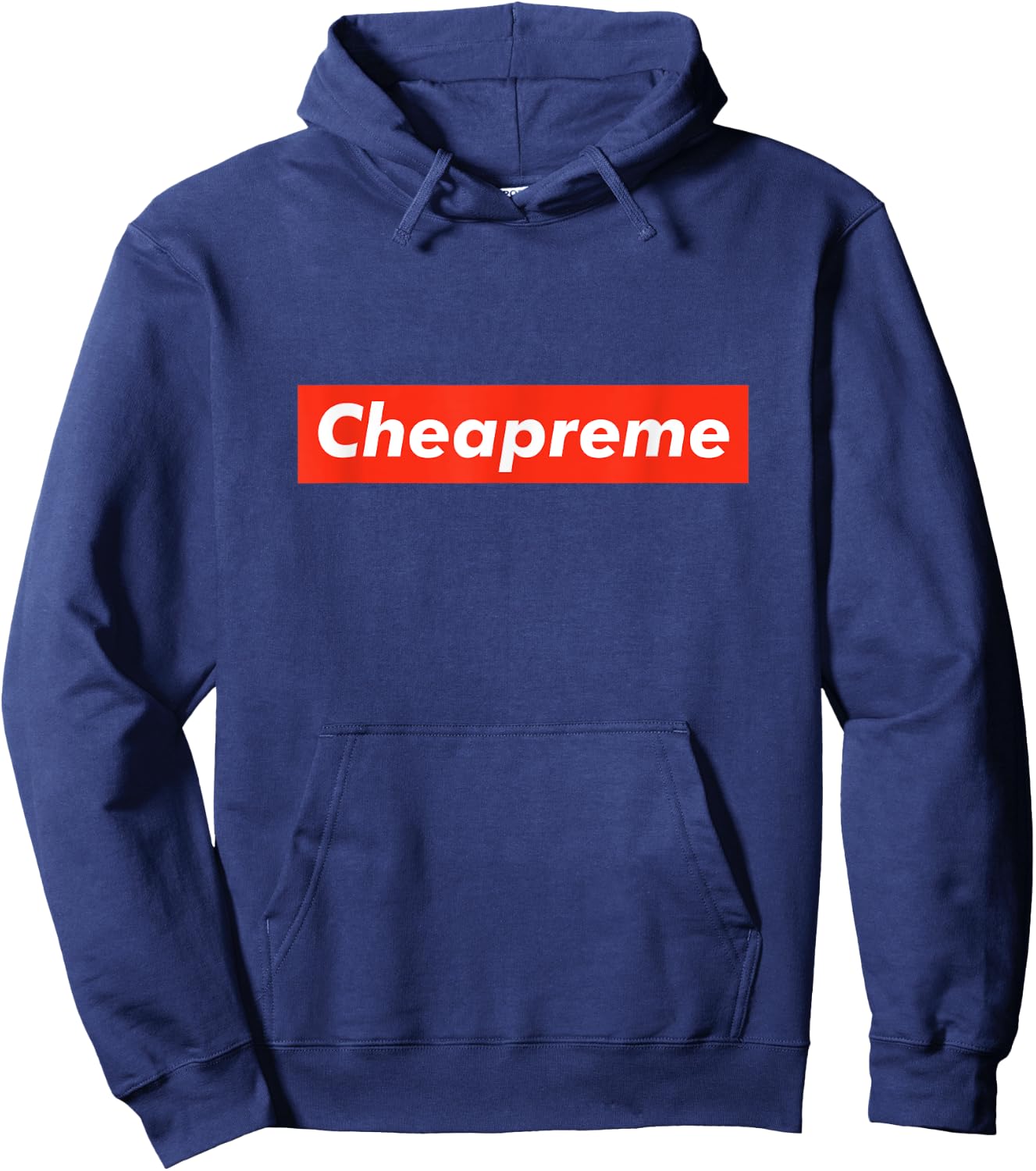 Cheapreme Black Classic Fit , Small, Men's Hoodie - Hoodie | Navy
