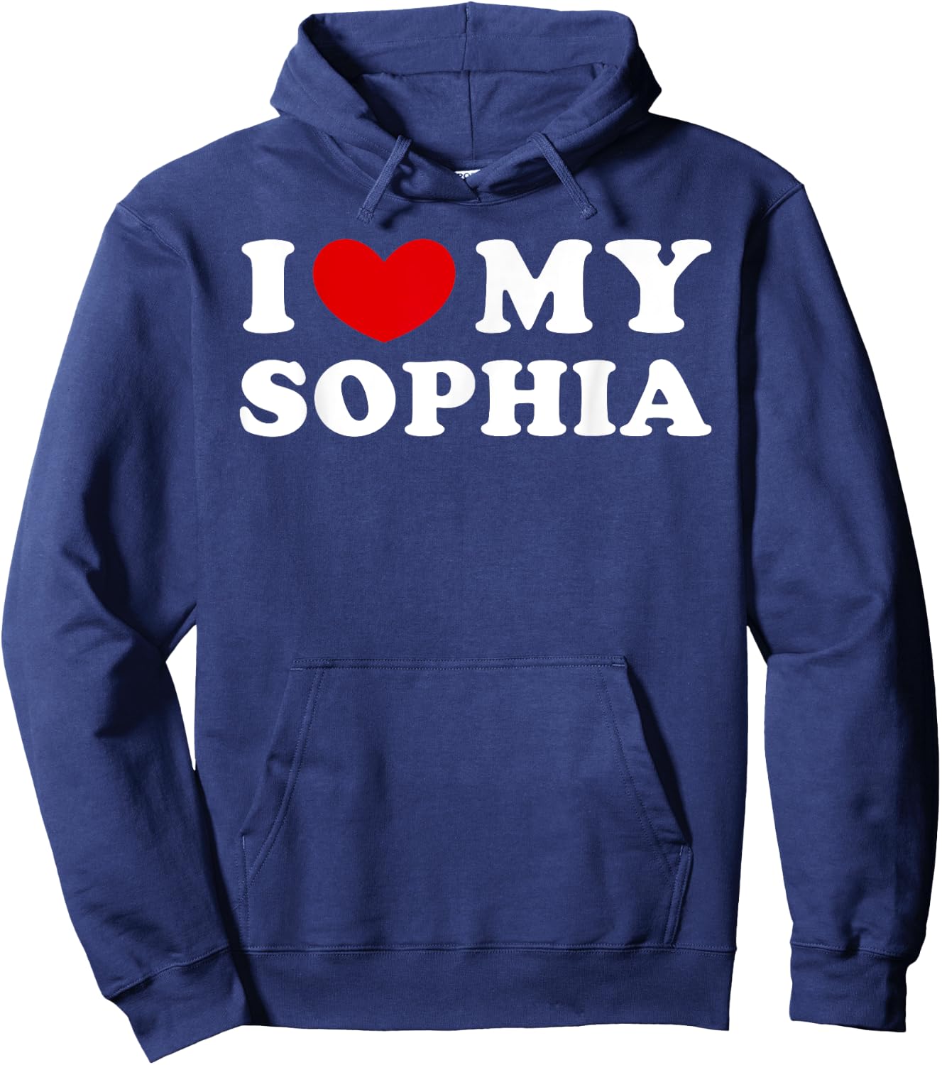 I Love My Sophia, I Heart My Sophia Hoodie - Hoodie | Navy