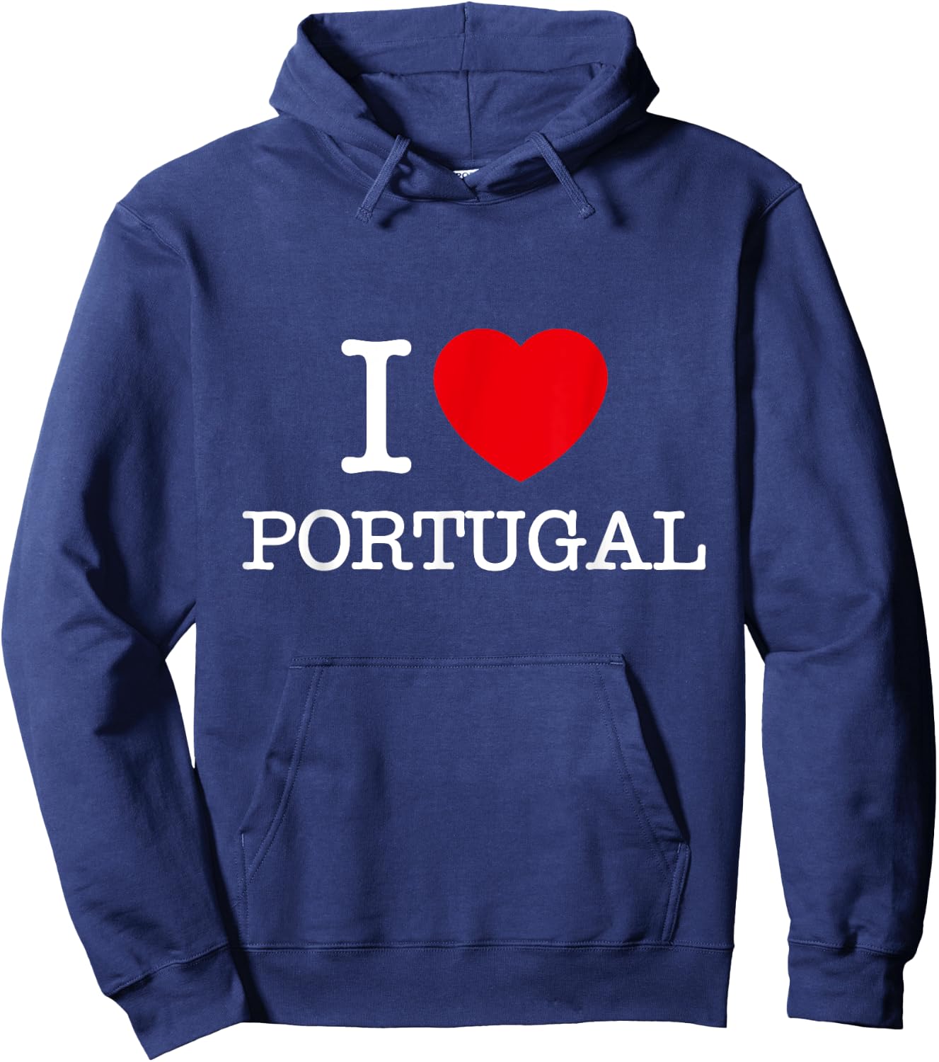 I Love Portugal, Enjoy Cool Portugal Novelty Graphic Designs Hoodie - Hoodie | Navy