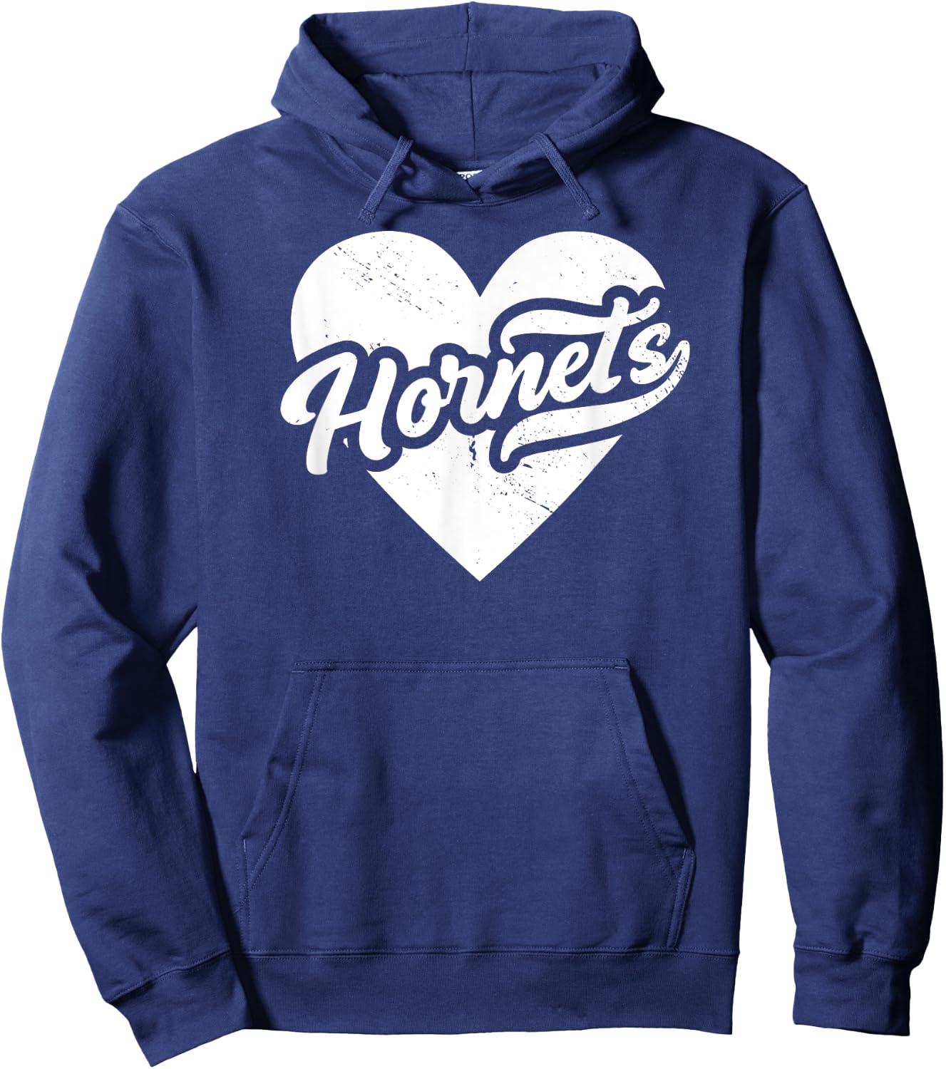 Vintage Hornets School Spirit Go Hornets Love Hoodie - Hoodie | Navy