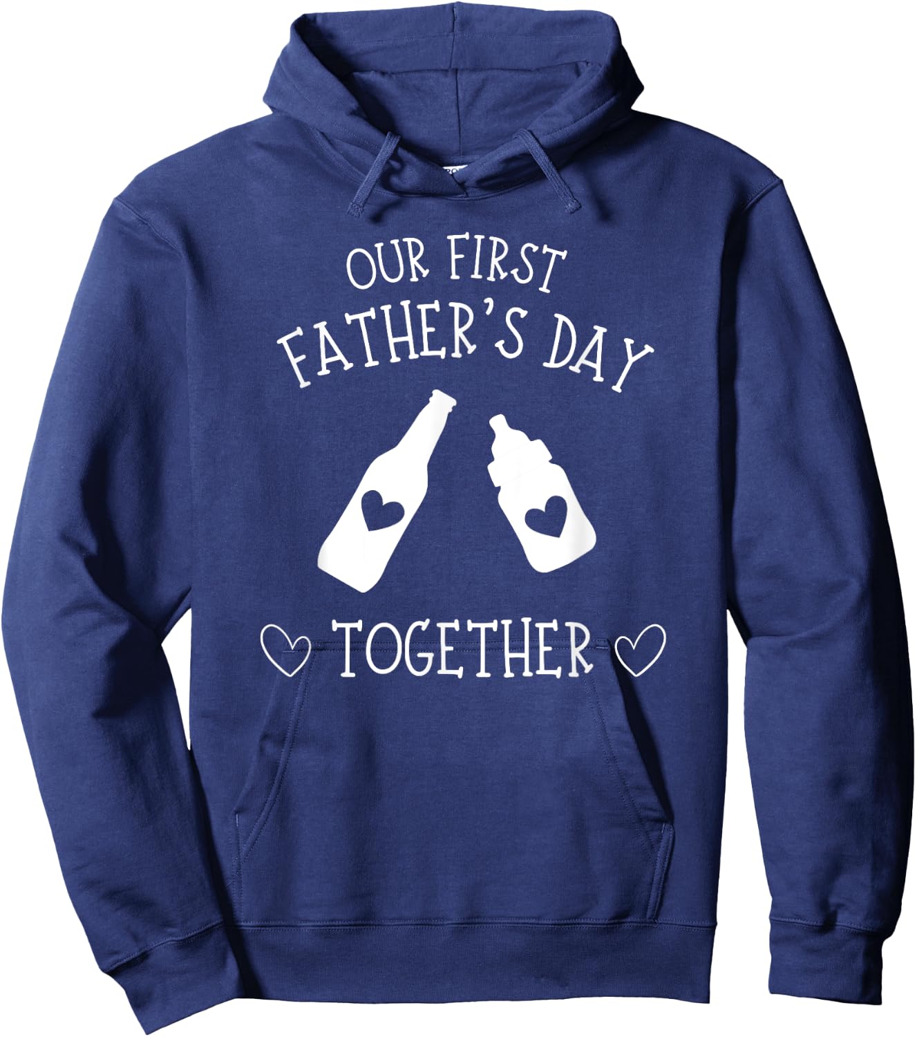 Our First Father's Day Together 2023, New Dad, Father Son Hoodie - Hoodie | Navy