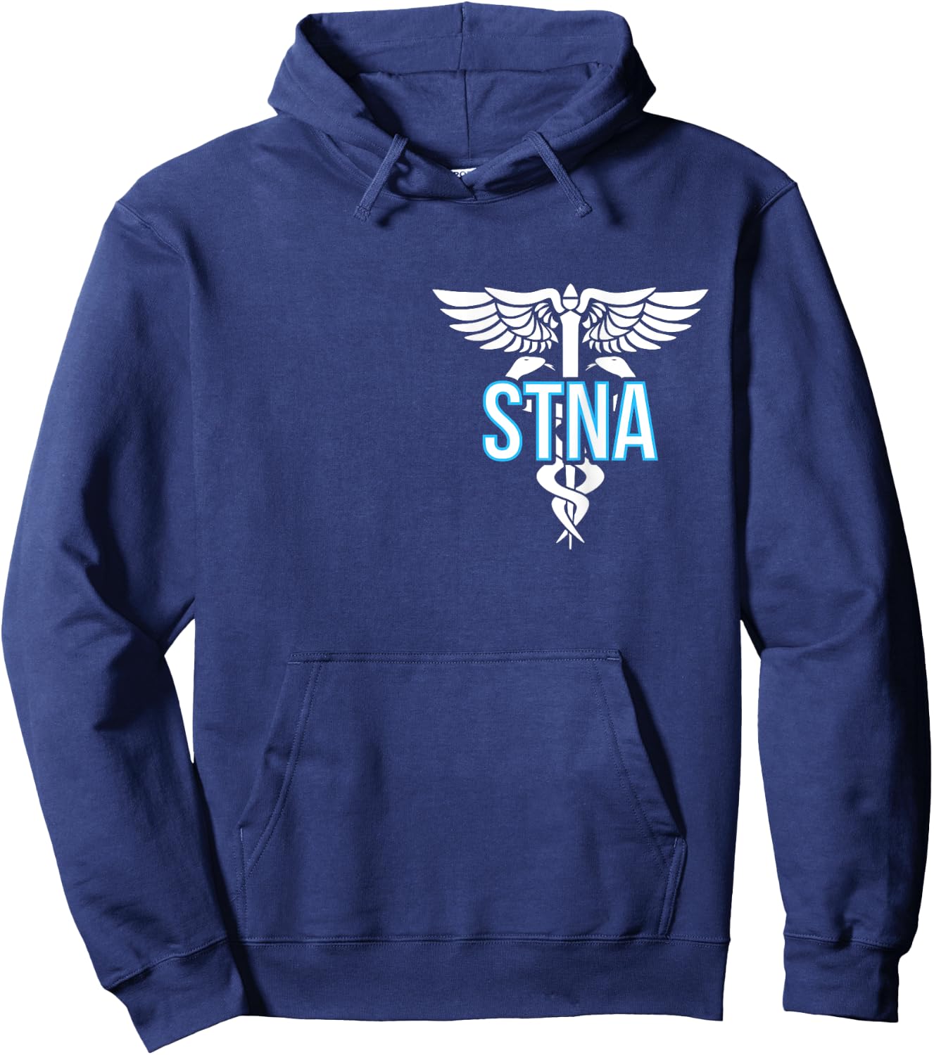 STNA Caduceus State Tested Nursing Assistant STNA Nurse Hoodie - Hoodie | Navy