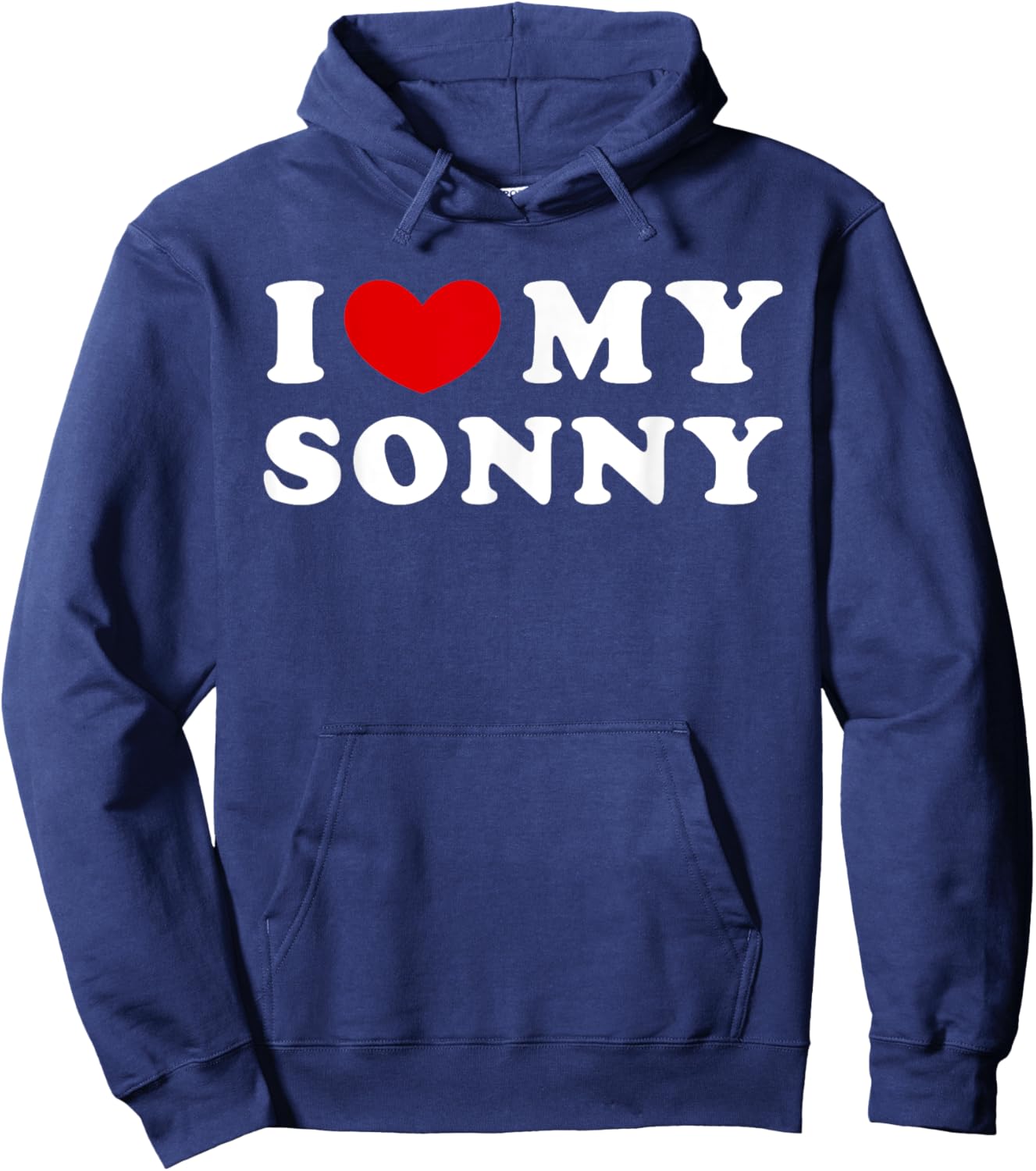 I Love My Sonny, I Heart My Sonny Hoodie - Hoodie | Navy
