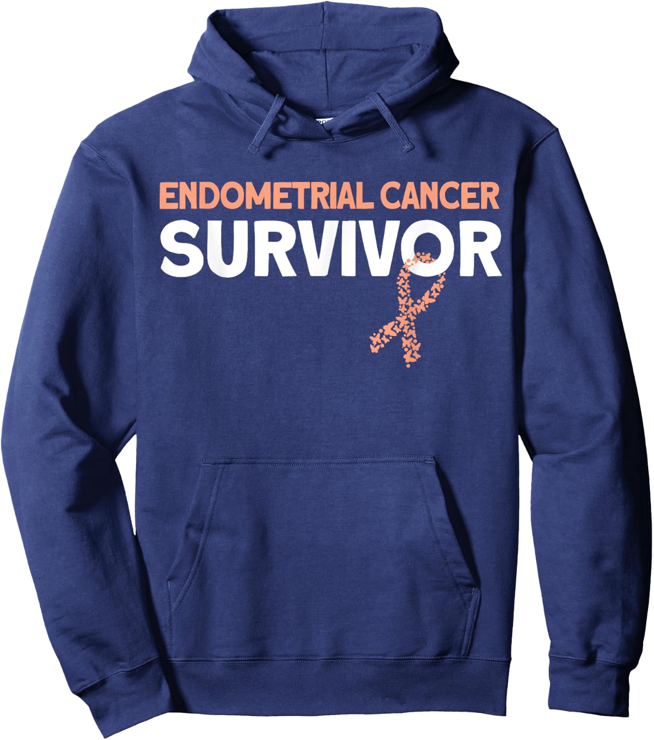 Endometrial Cancer Survivor Hoodie - Hoodie | Navy