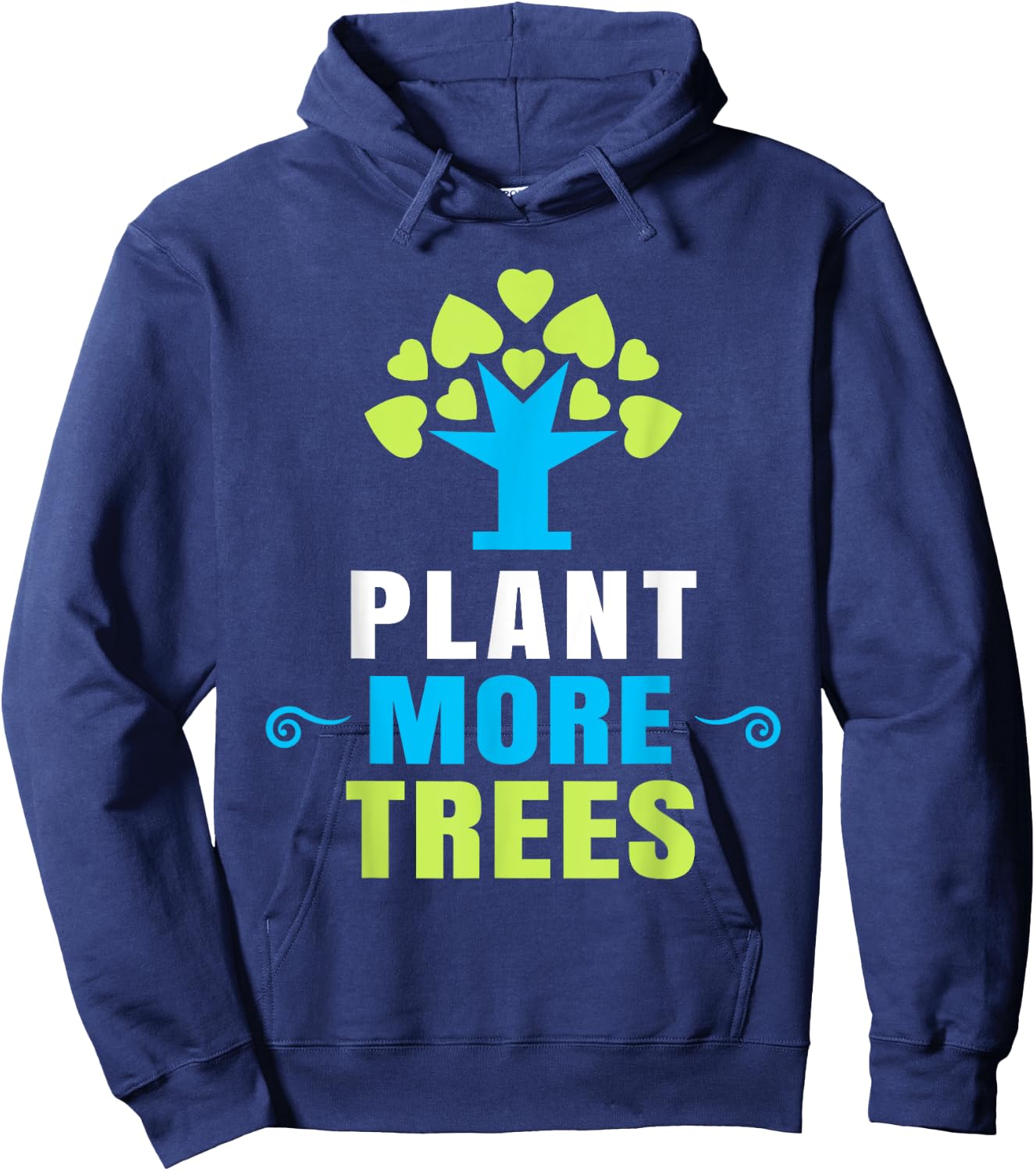 Plant More Trees Tree Hugger Earth Day Arbor Day Hoodie - Hoodie | Navy