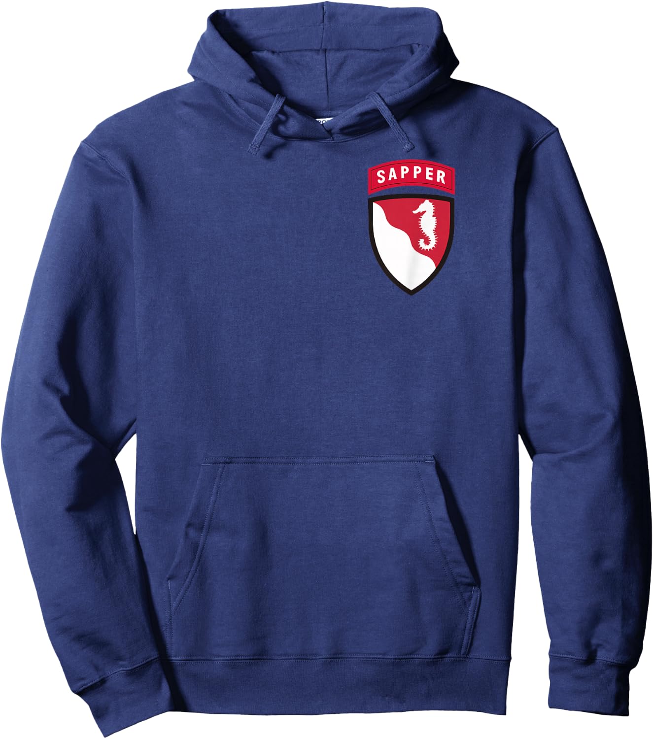 36th Engineer Brigade Patch with Sapper Tab - 36th EN BDE Hoodie - Hoodie | Navy