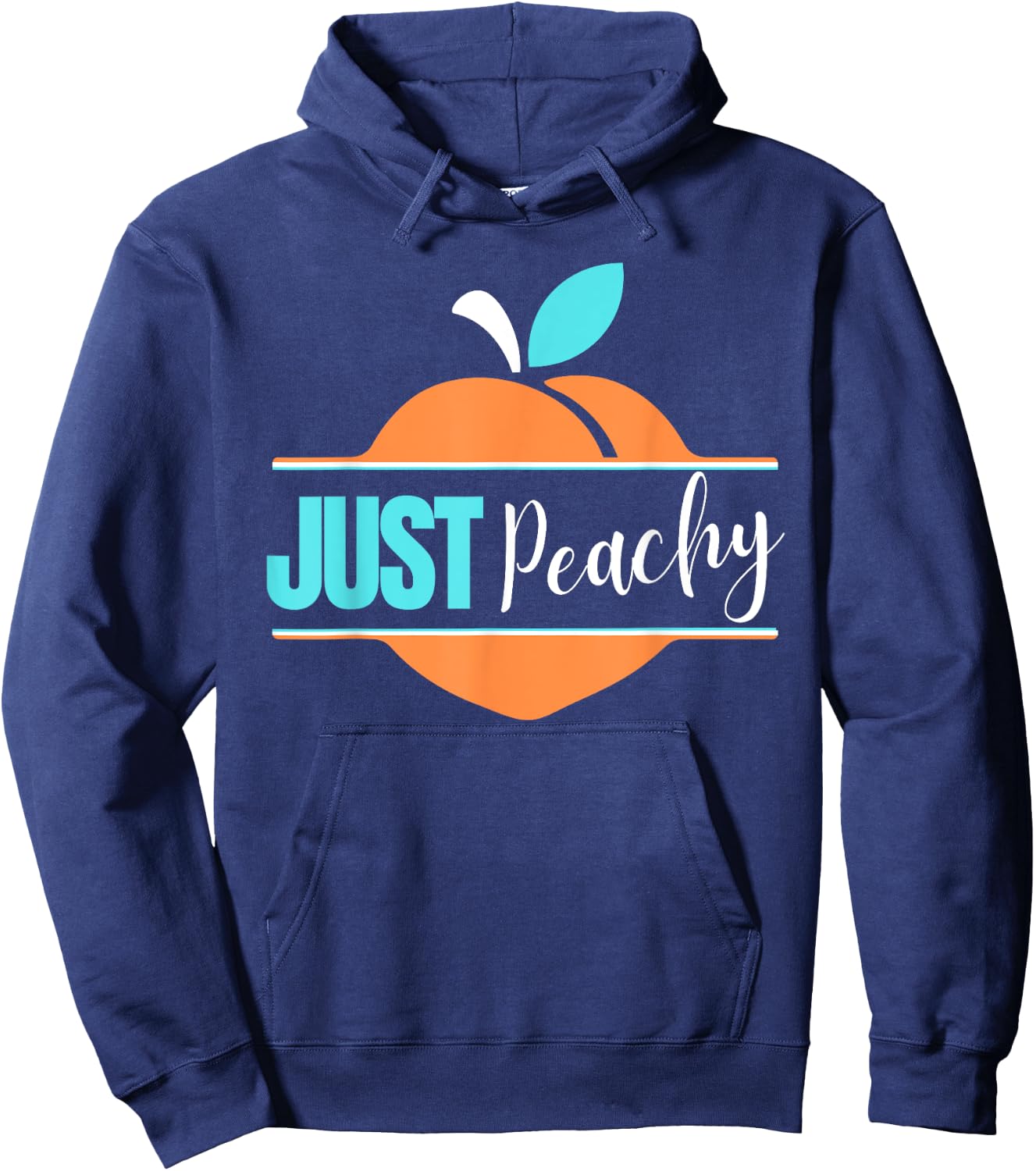 Just Peachy Hoodie - Hoodie | Navy