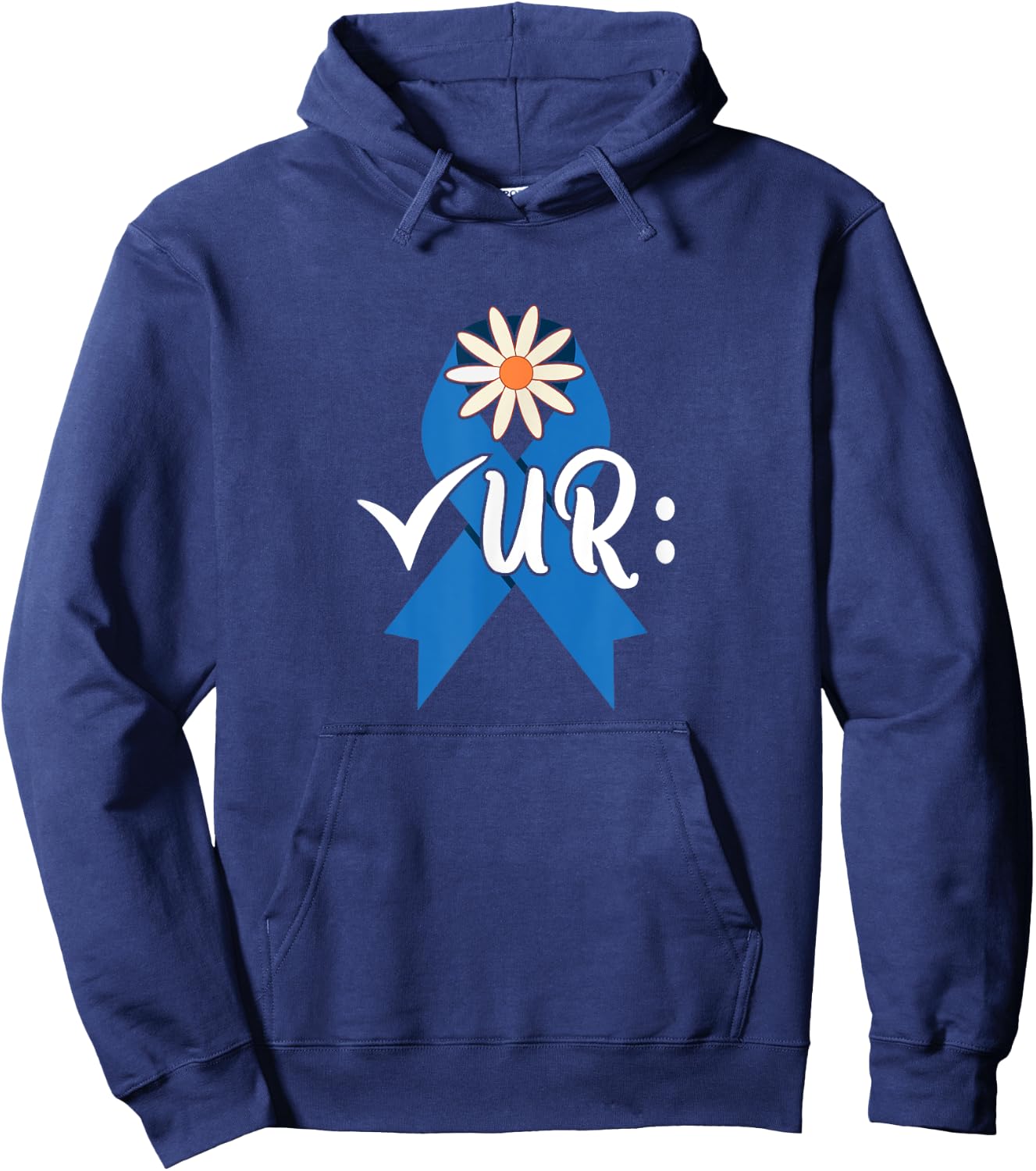 Check Your Colon Colonoscopies Colon Cancer Awareness Women Hoodie - Hoodie | Navy