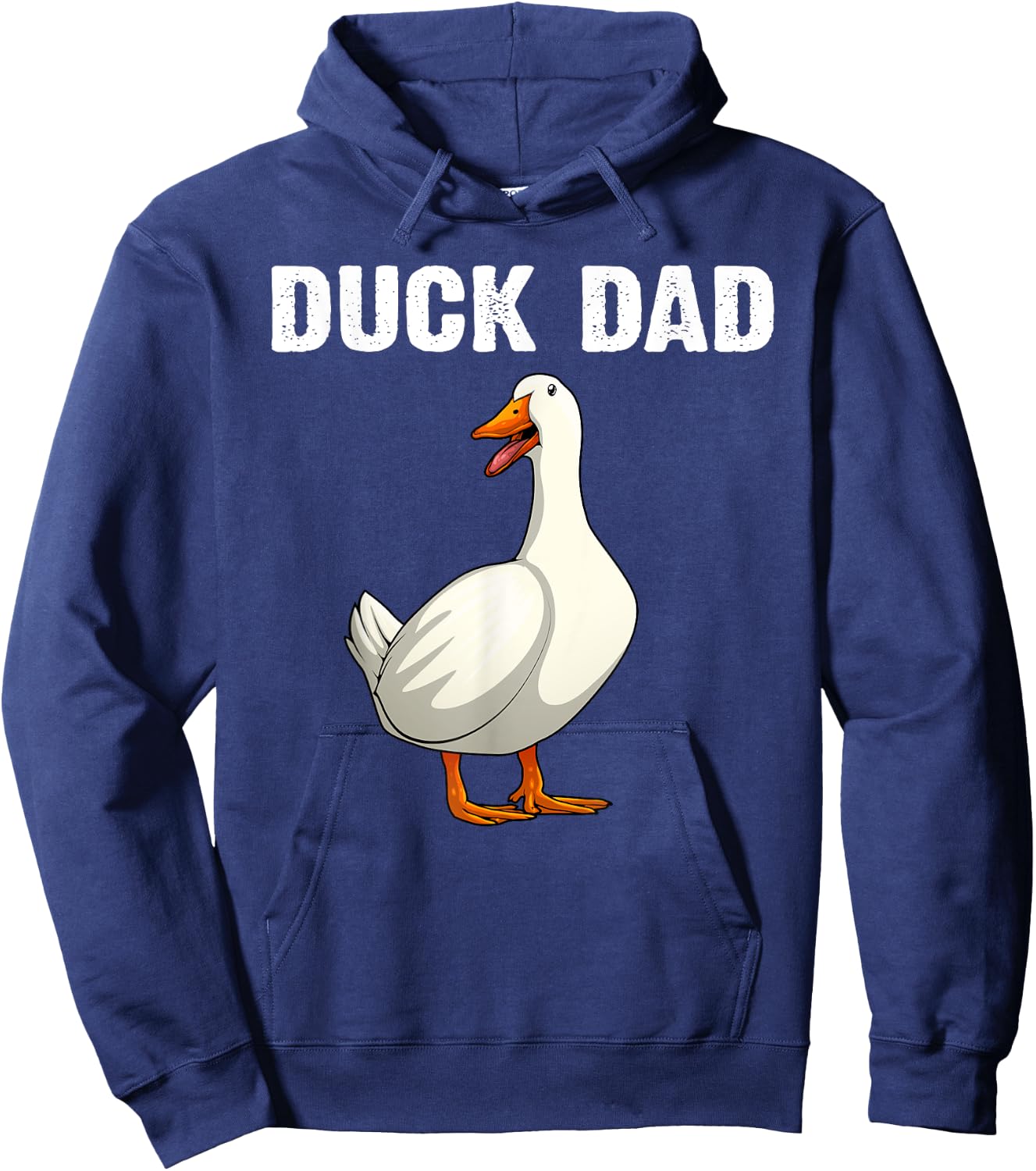 Cute Duck Design For Dad Men Waterfowl Bird Pet Duck Lovers Hoodie - Hoodie | Navy