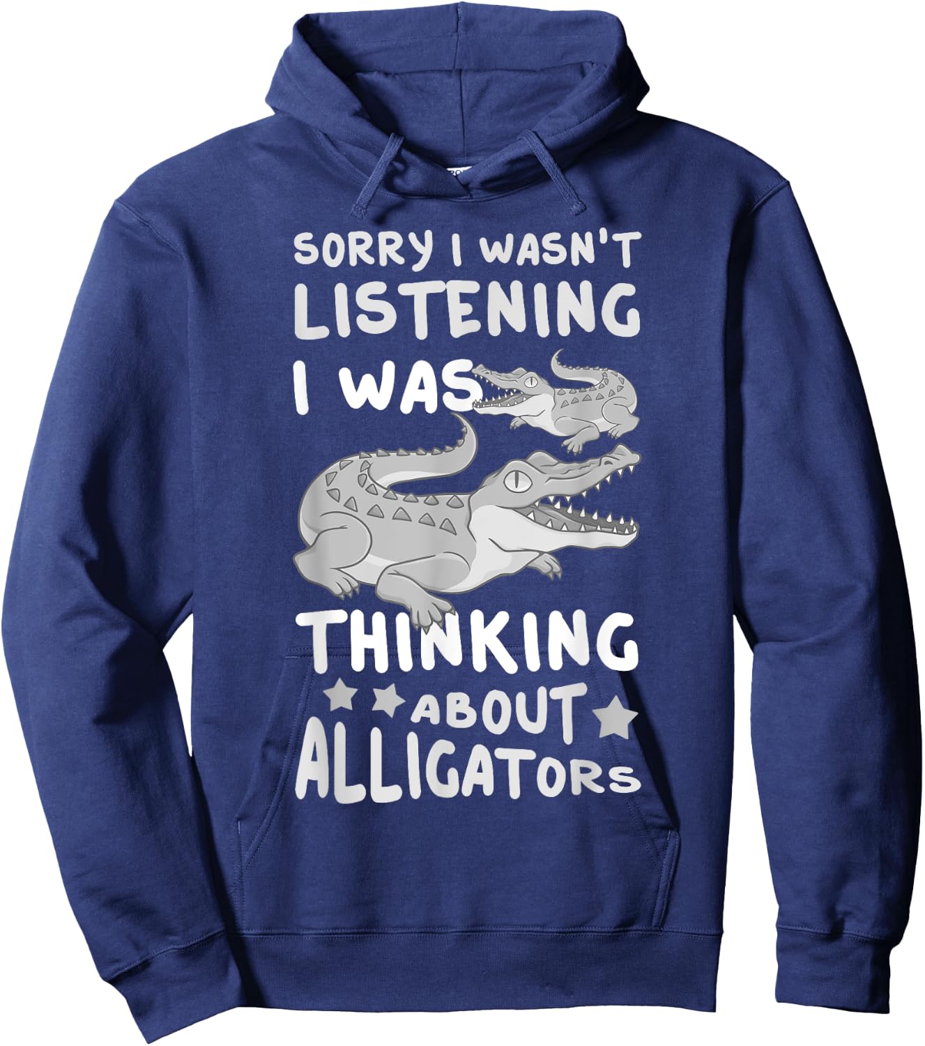 Alligator Animals Funny Florida Green Crocodiles Wild Hoodie - Hoodie | Navy