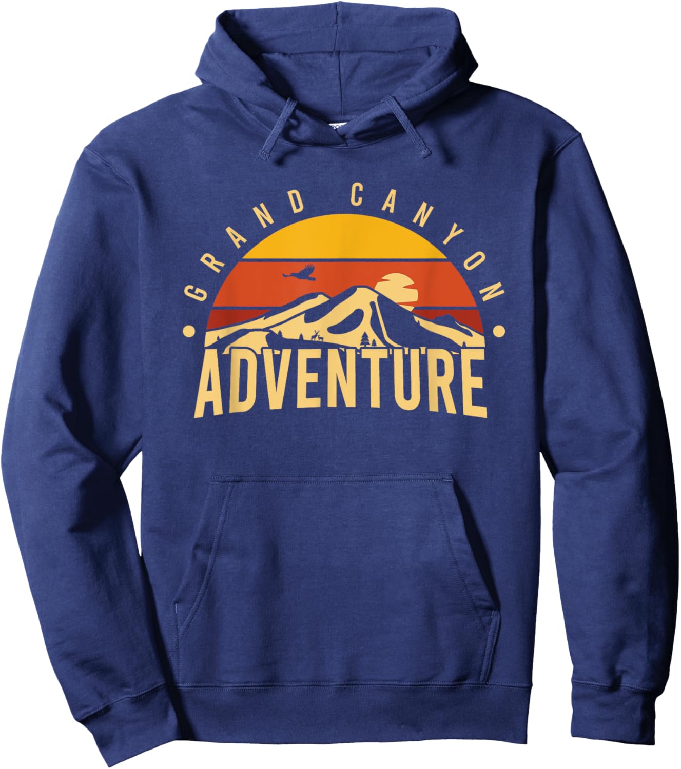 Grand Canyon National Park - Throwback Design - Classic Hoodie - Hoodie | Navy