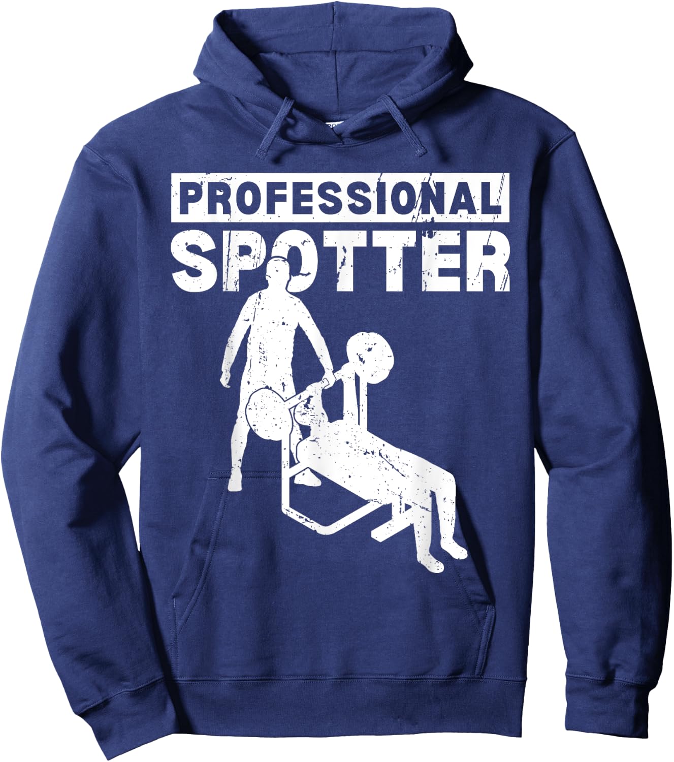 Professional Spotter Bench Squat Spotter Hoodie - Hoodie | Navy