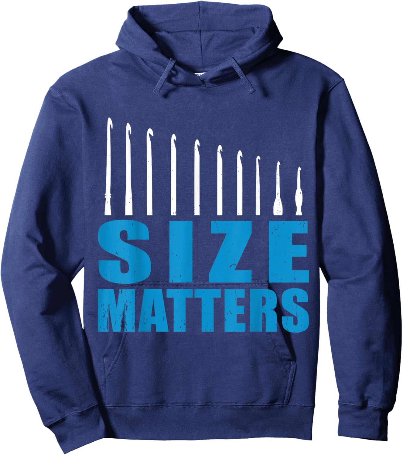 Funny Crochet Lover Crocheter Hoodie - Hoodie | Navy