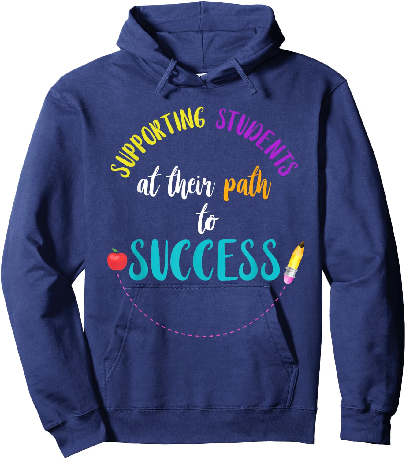 Supporting Students Response Intervention Teacher RTI Team Hoodie - Hoodie | Navy