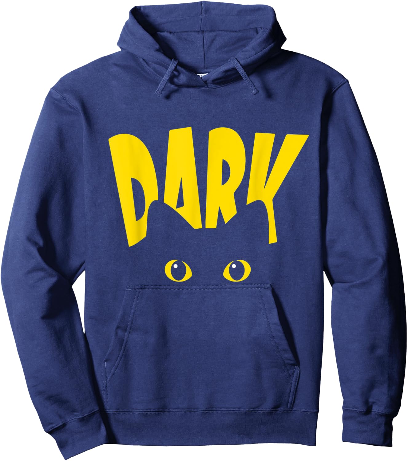 Black Cat Yellow Eyes Shirt , Funny Black Cat Owner Men Women Hoodie - Hoodie | Navy
