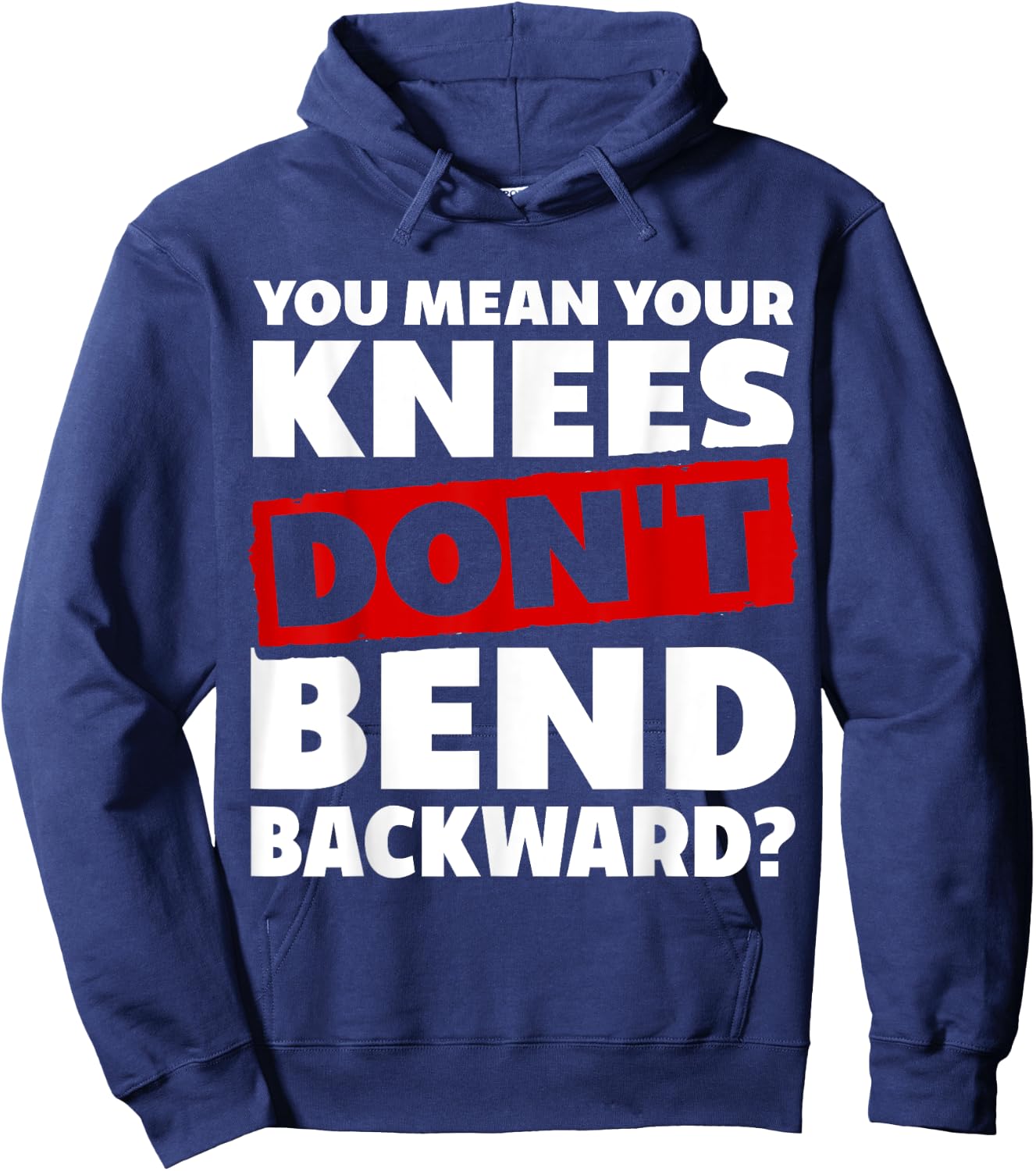Knees Bend Backward. Hypermobile EDS. Ehlers-Danlos Syndrome Hoodie - Hoodie | Navy