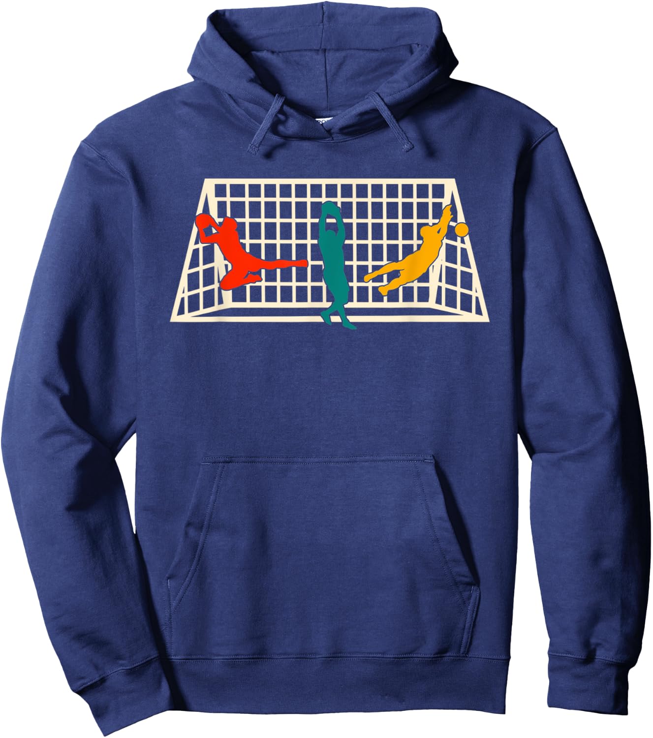 Goalie Goalkeeper Soccer Player Sport Team Keeper Goaltender Hoodie - Hoodie | Navy