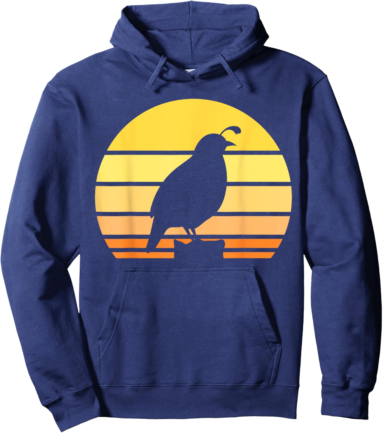 Cool Quail Art Men Women Bird Hunter Quail Upland Hunter Hoodie - Hoodie | Navy
