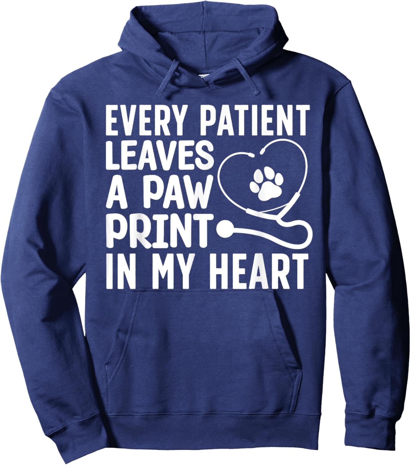 Funny Veterinarian Art Women Pet Veterinary Lovers Hoodie - Hoodie | Navy