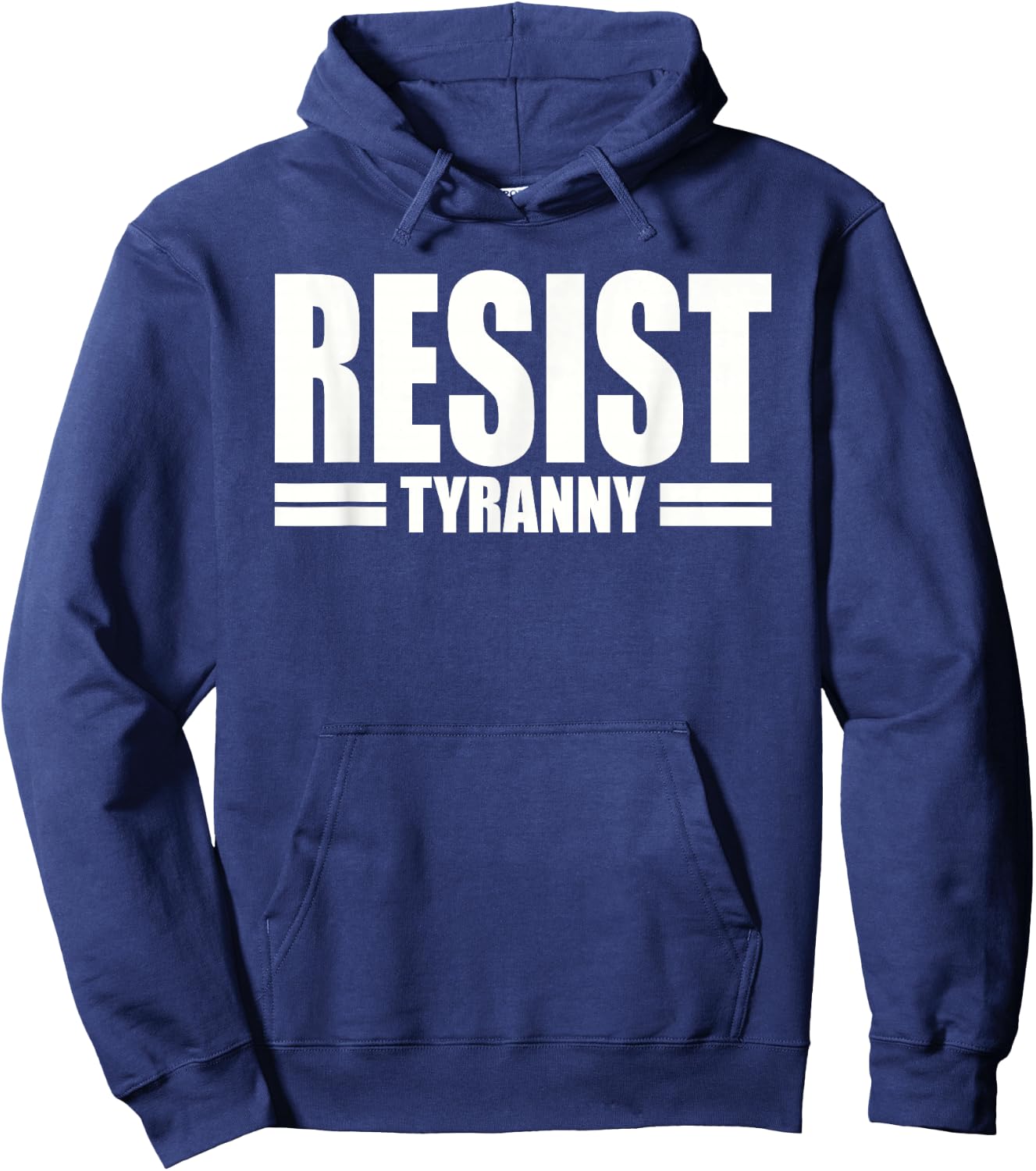 Resist Tyranny I Will Not Comply Disobey Anti Authority Hoodie - Hoodie | Navy