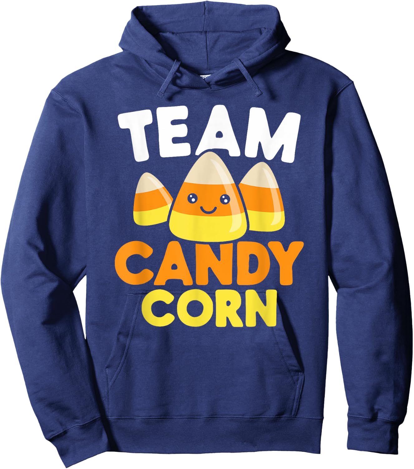 Team Candy Corn Funny Halloween Hoodie - Hoodie | Navy