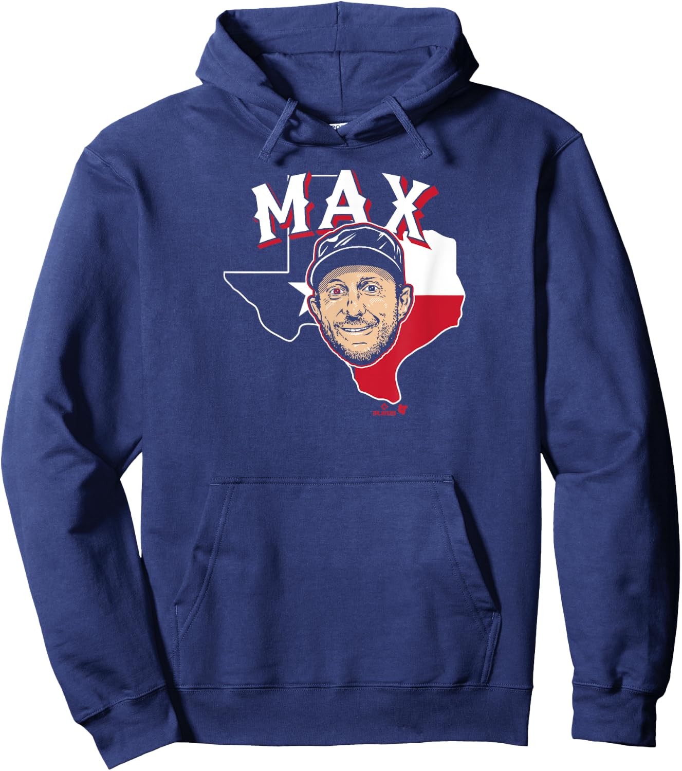 Max Scherzer: The Eyes of Texas - Texas Baseball Hoodie - Hoodie | Navy