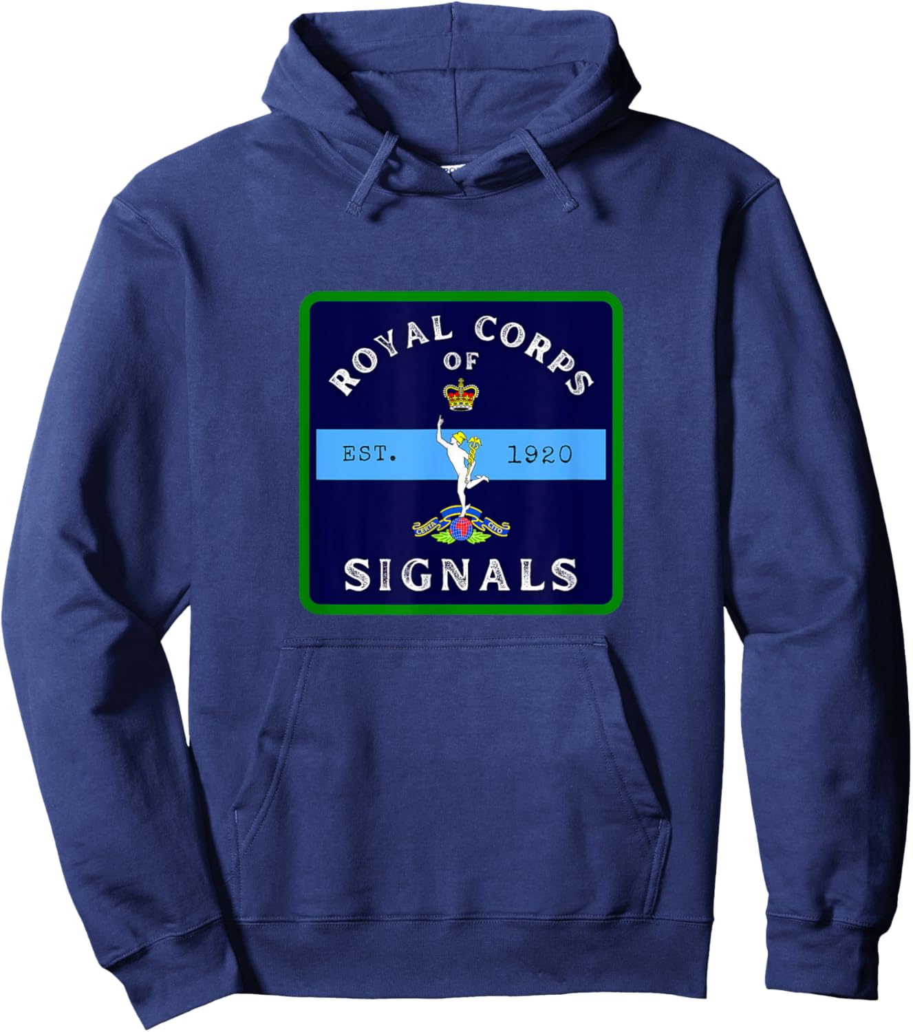 Royal Corps Of Signals. British Army Telecommunications Hoodie - Hoodie | Navy