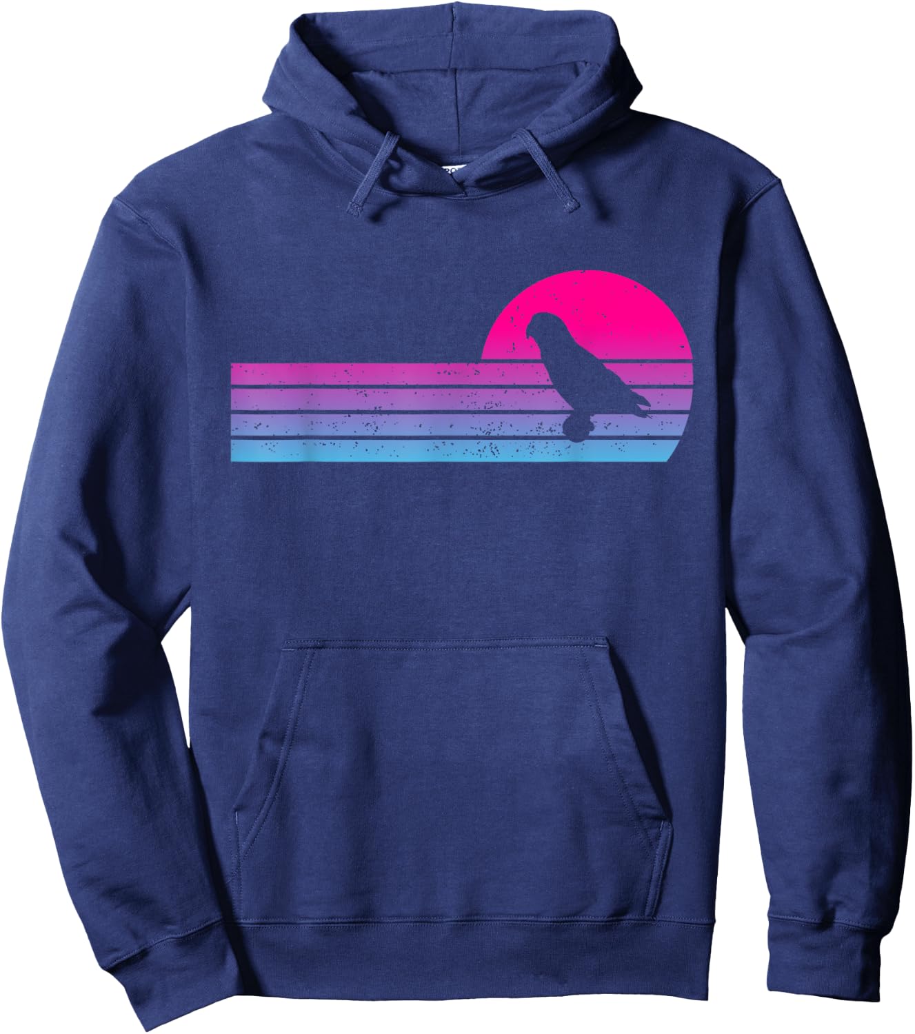 Meyers Parrot Vintage 70s 80s Retro Parrot Lover Hoodie - Hoodie | Navy