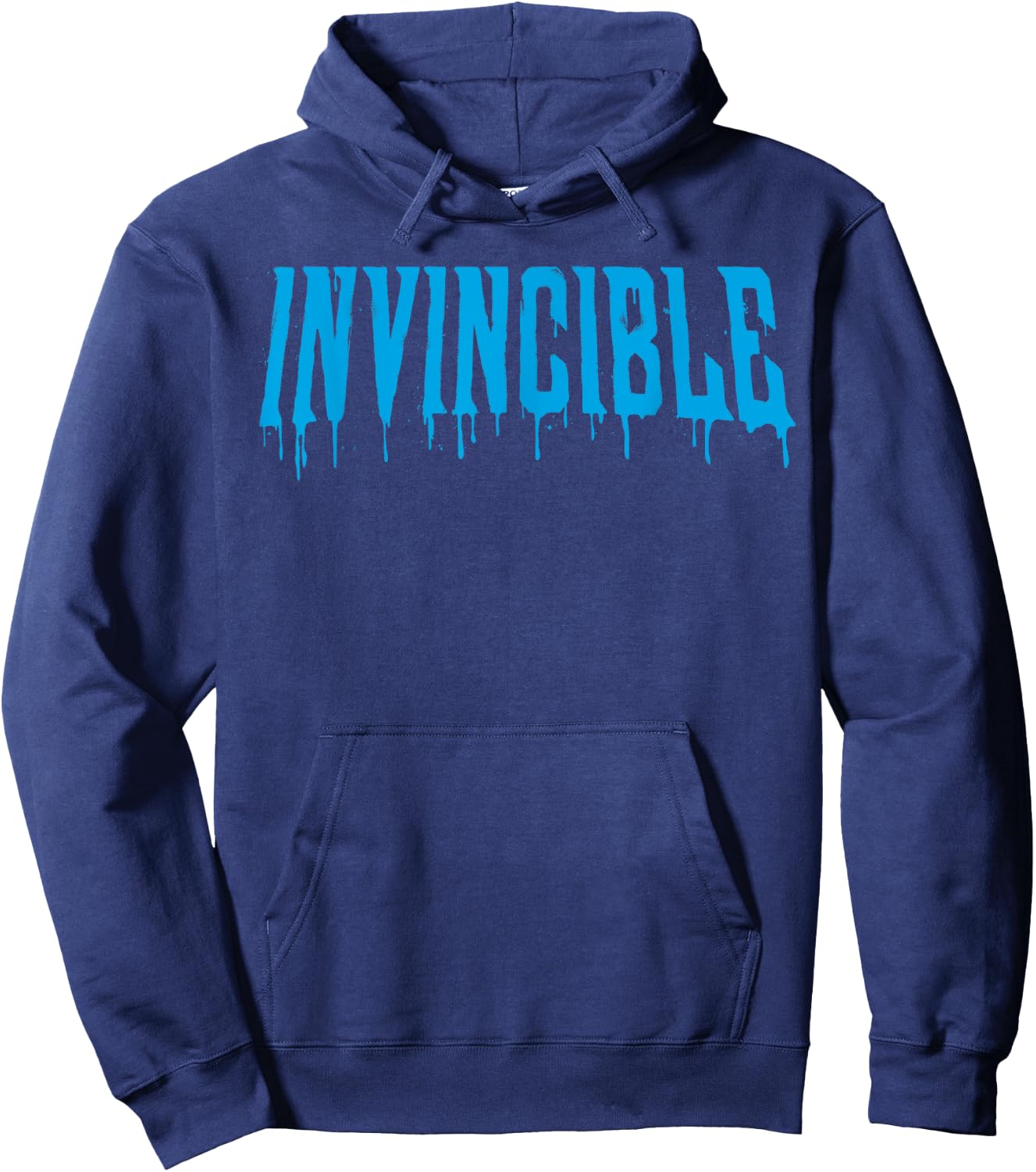 Invincible - Paint Drip Logo Hoodie - Hoodie | Navy
