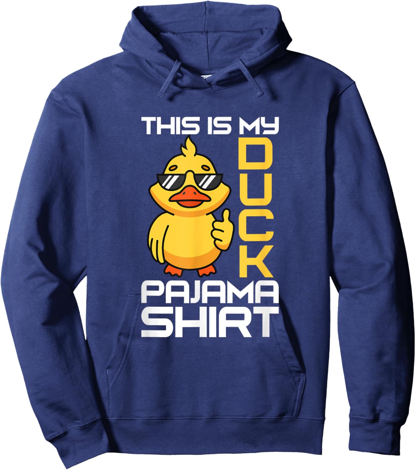 This Is My Duck Pajama Rubber Ducks Slumber Pajamas Party Hoodie - Hoodie | Navy
