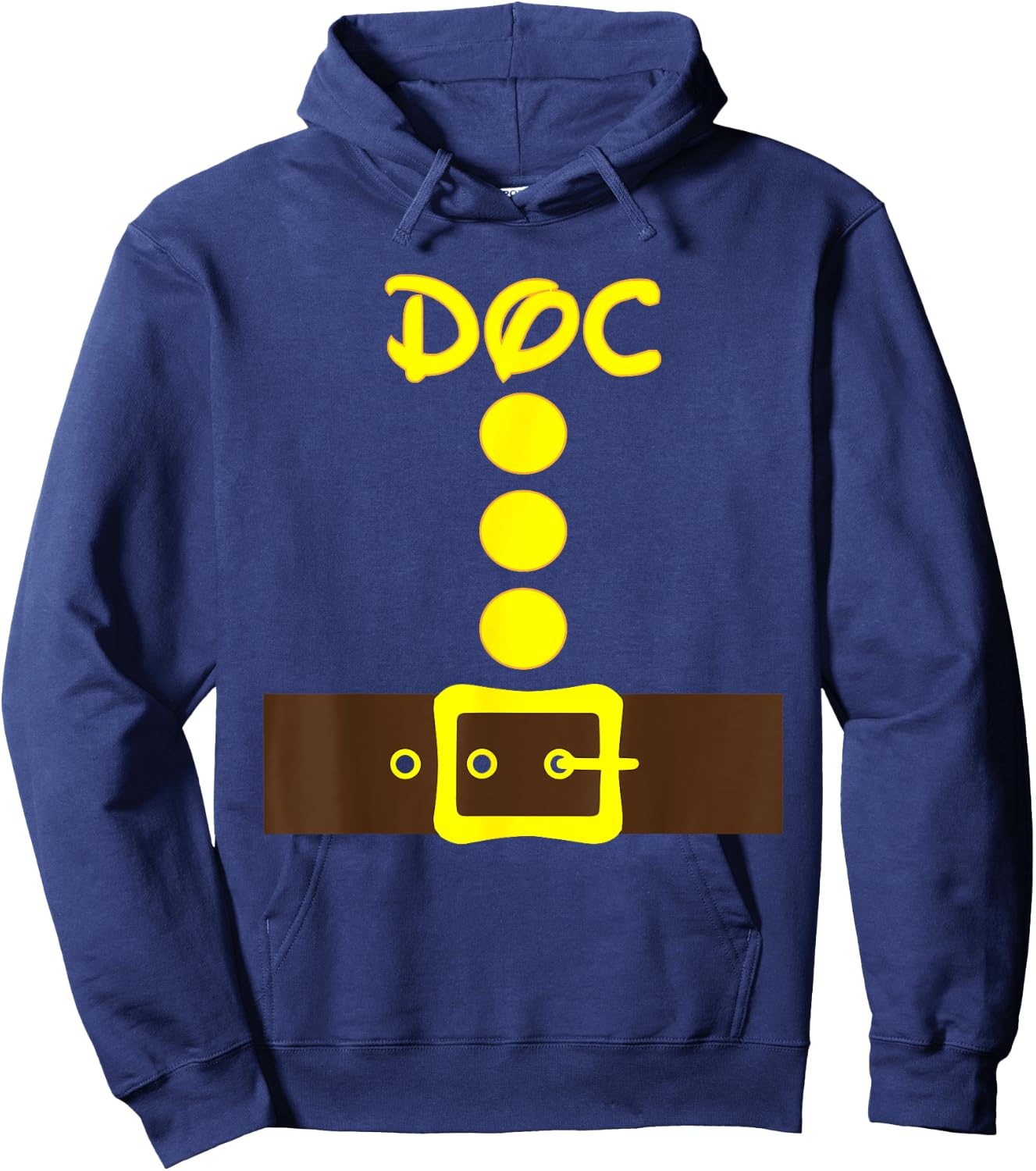 Dwarf Easy Halloween Costume Men Women Kids Matching Color Hoodie - Hoodie | Navy