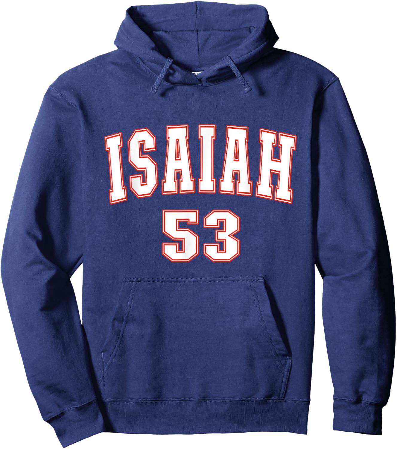 Isaiah 53 Chapter Christians Back to the Word of Bible Hoodie - Hoodie | Navy