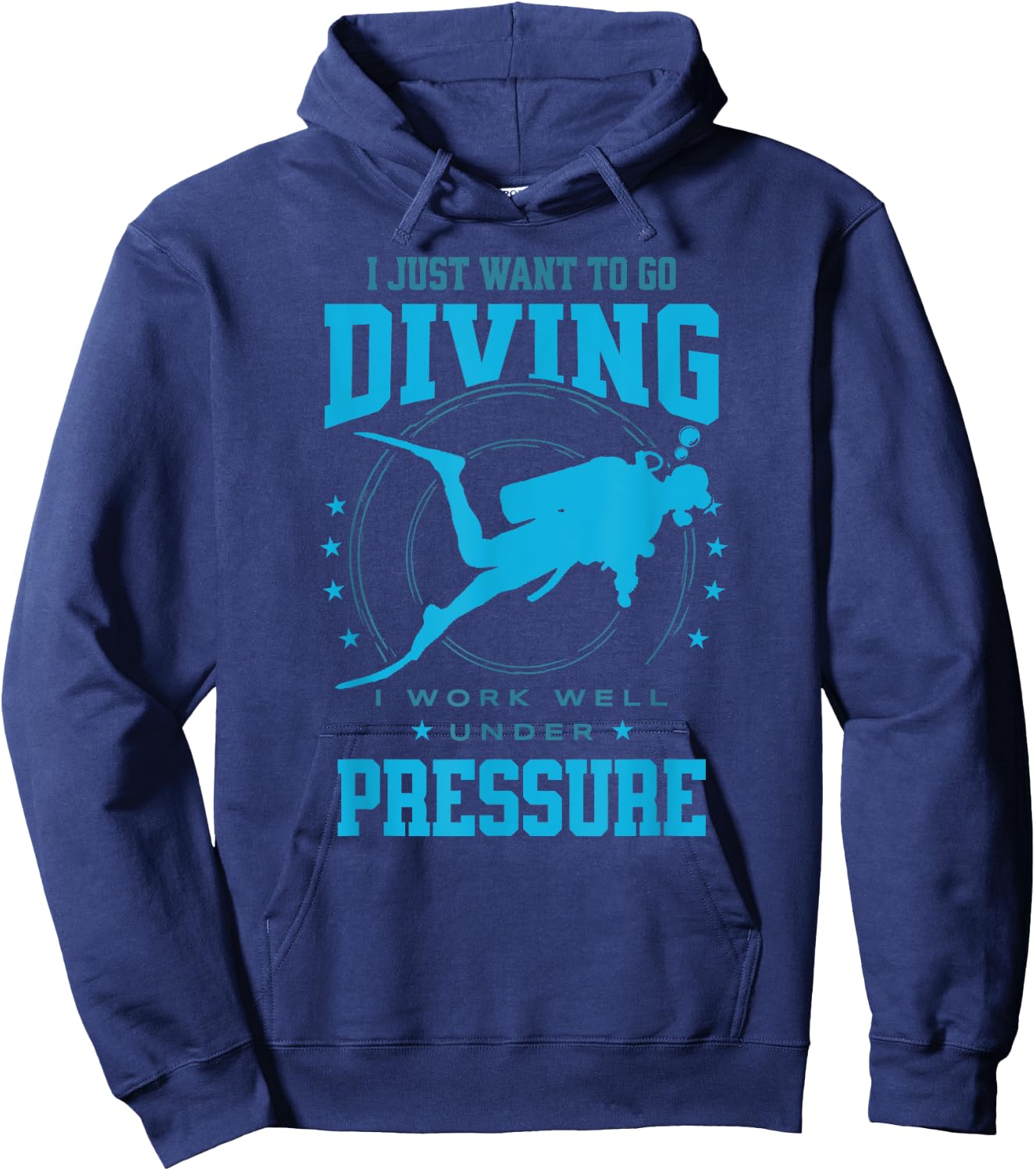Scuba Diving Flag Gear Scuba Diving Equipment Deep Dive Hoodie - Hoodie | Navy