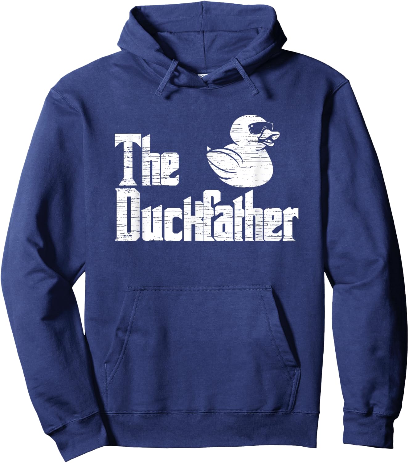 The Duckfather - Funny Rubber Duck Hoodie - Hoodie | Navy