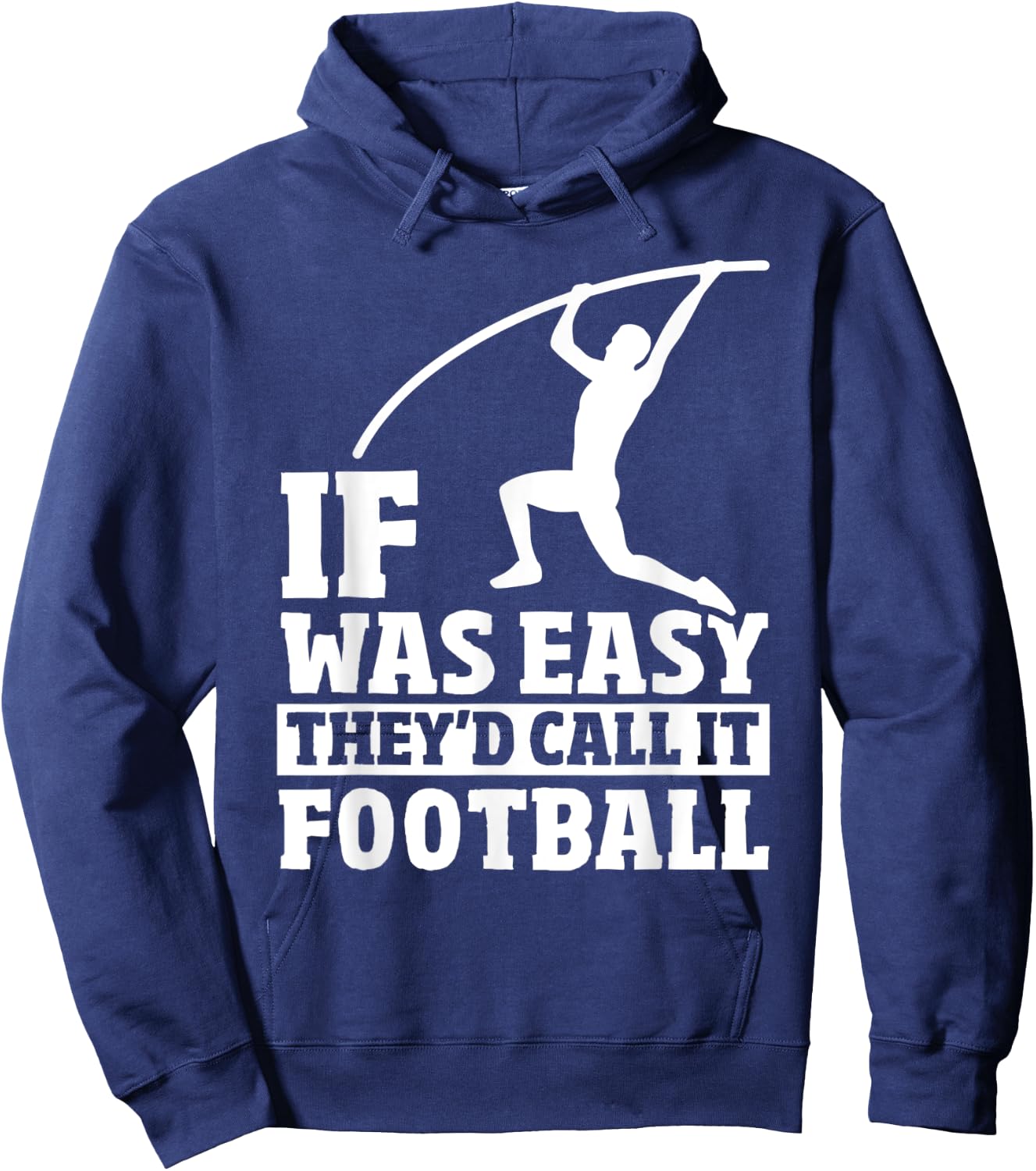 Funny Pole Vault Jumper - Pole Vaulting Sports Pole Vault Hoodie - Hoodie | Navy