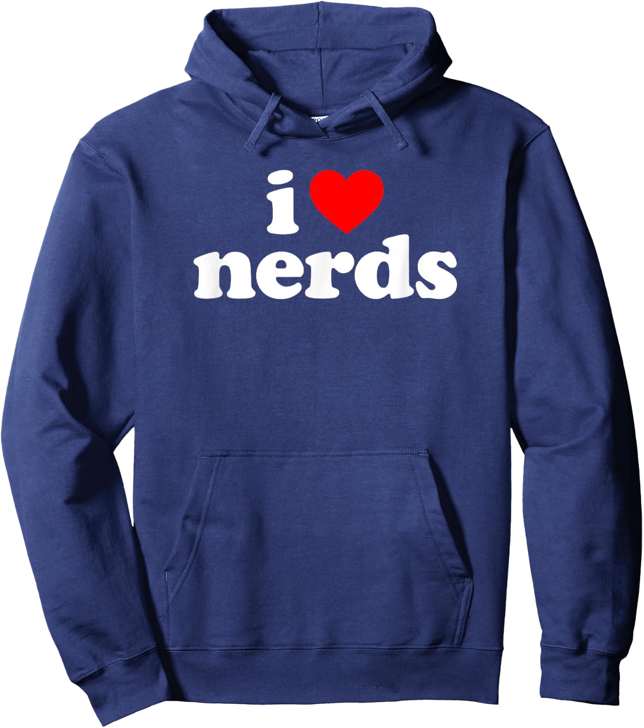 I Love Nerds Hoodie - Hoodie | Navy