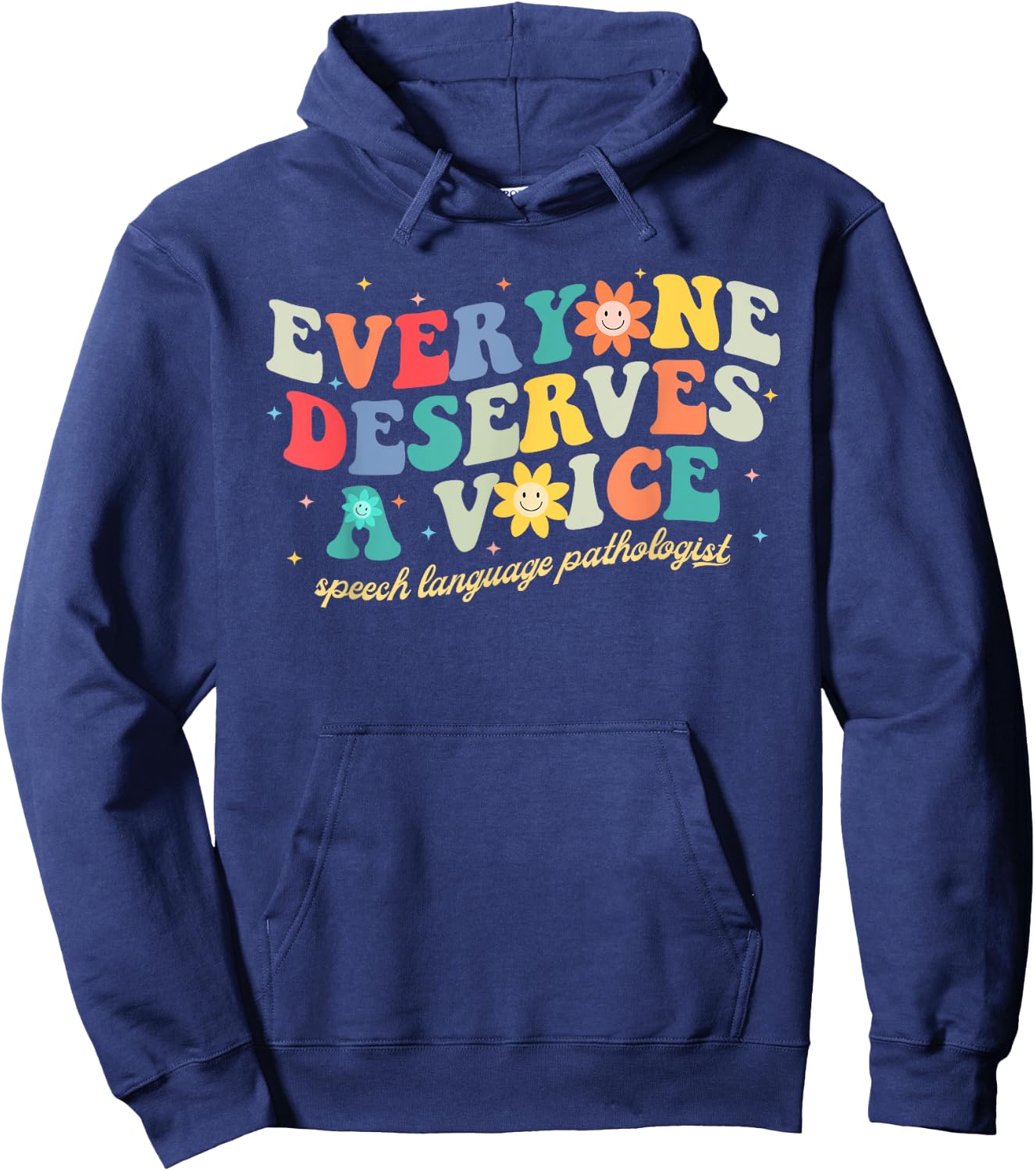 Speech Therapy Pathology SLP Speech Language Pathologist Hoodie - Hoodie | Navy
