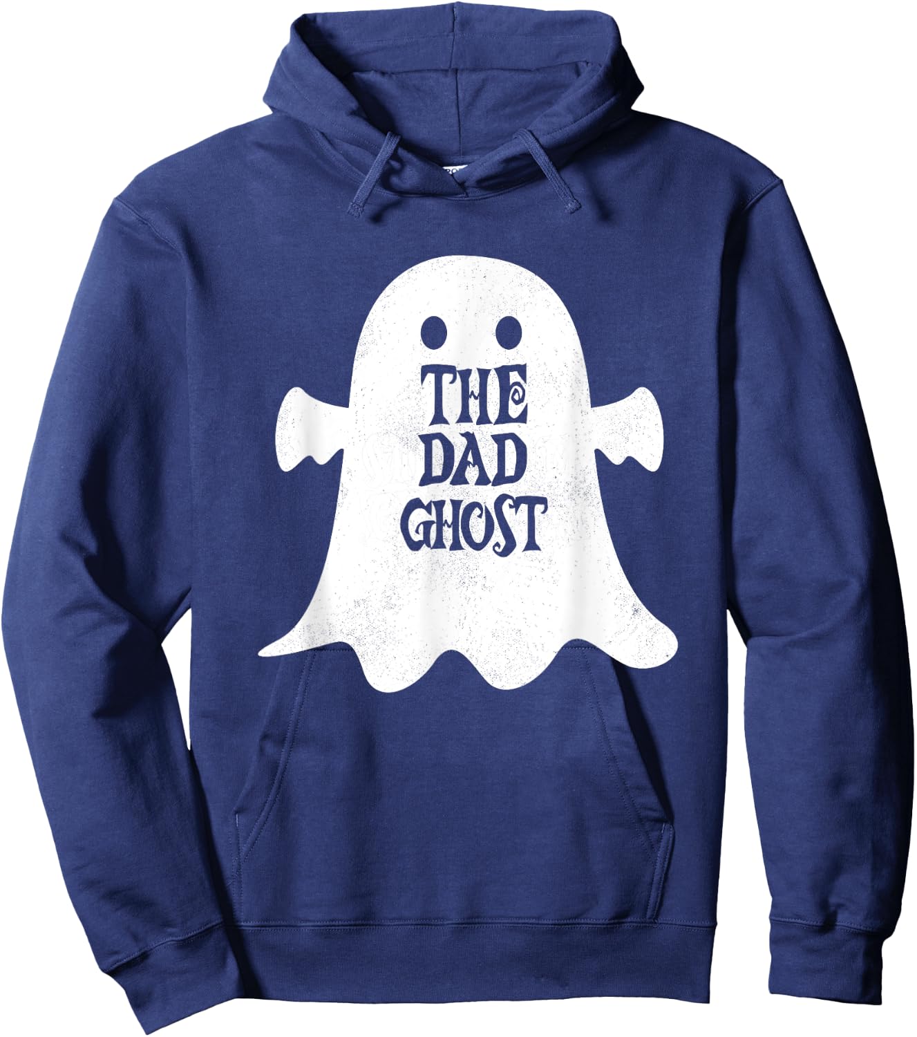 Dad Ghost Matching Family Group Halloween Party Hoodie - Hoodie | Navy