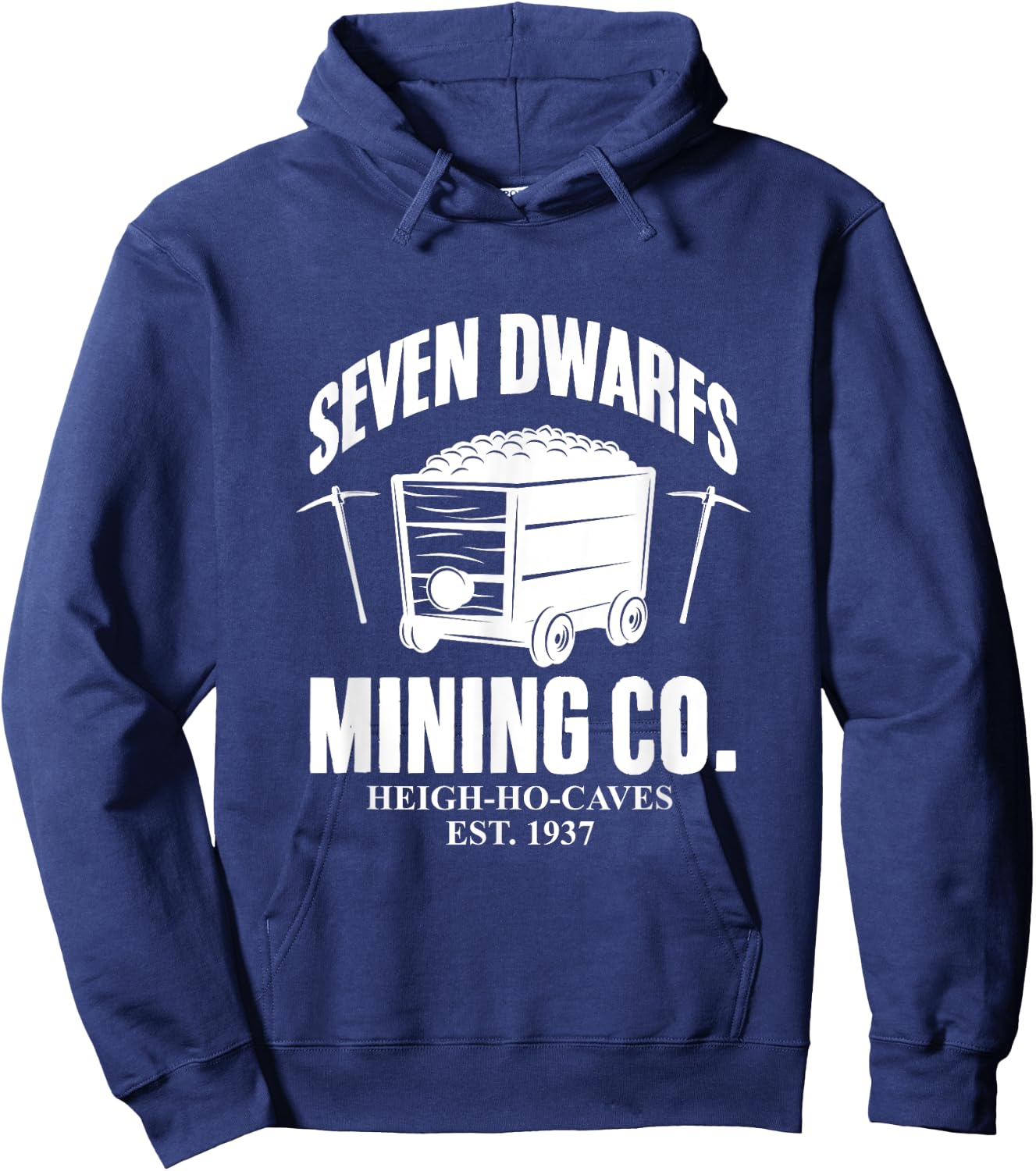Seven Dwarfs Mining Co. Coal Miner Gold Miner Pitman Hoodie - Hoodie | Navy