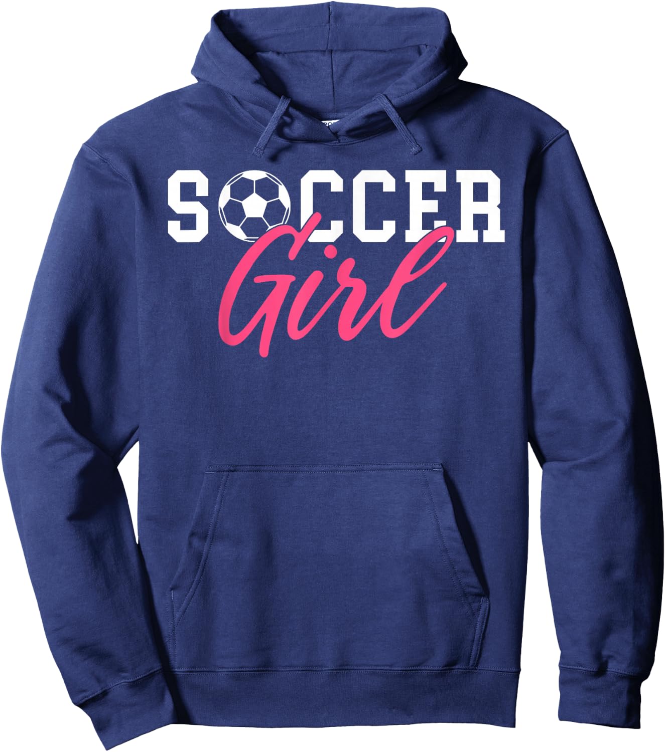 Soccer Girl Hoodie - Hoodie | Navy